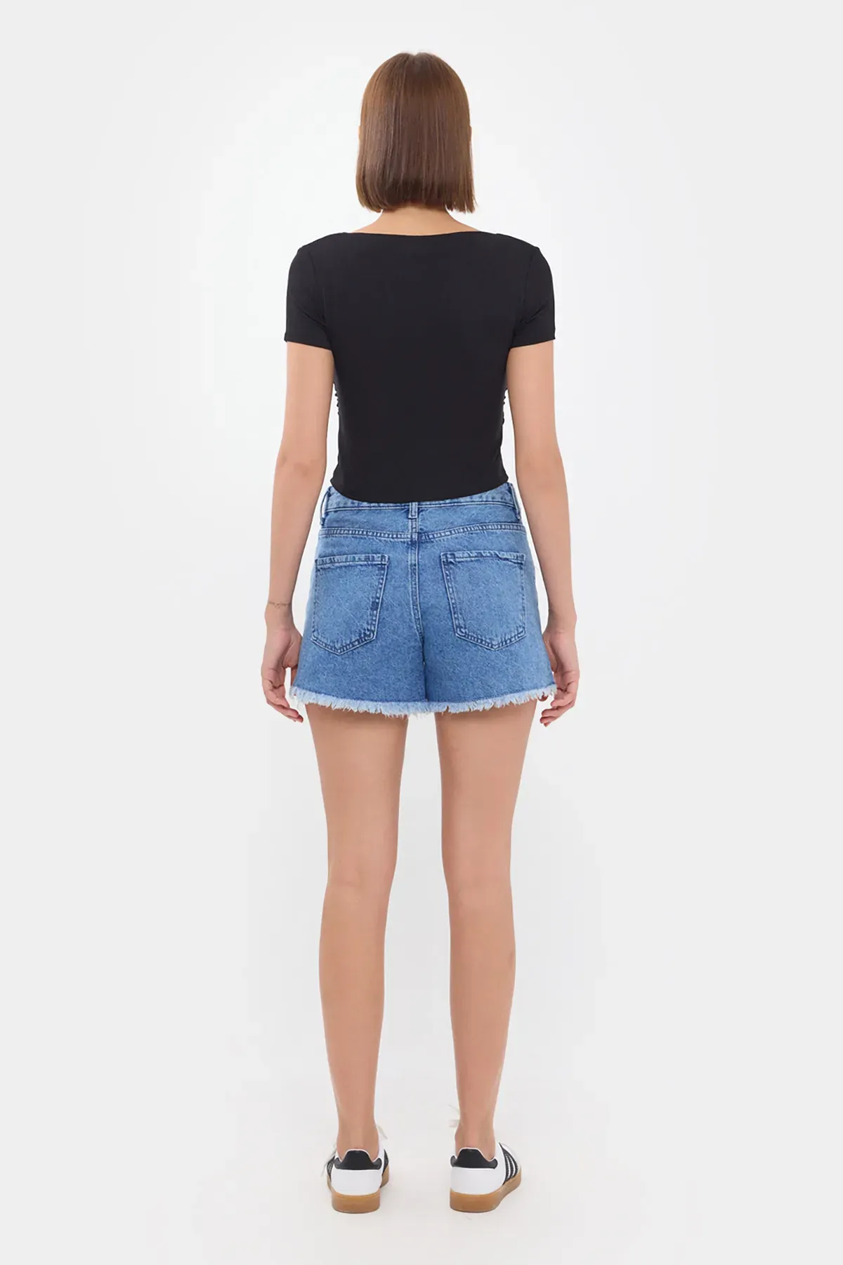 Yuvarlak Yaka Crop Top 5