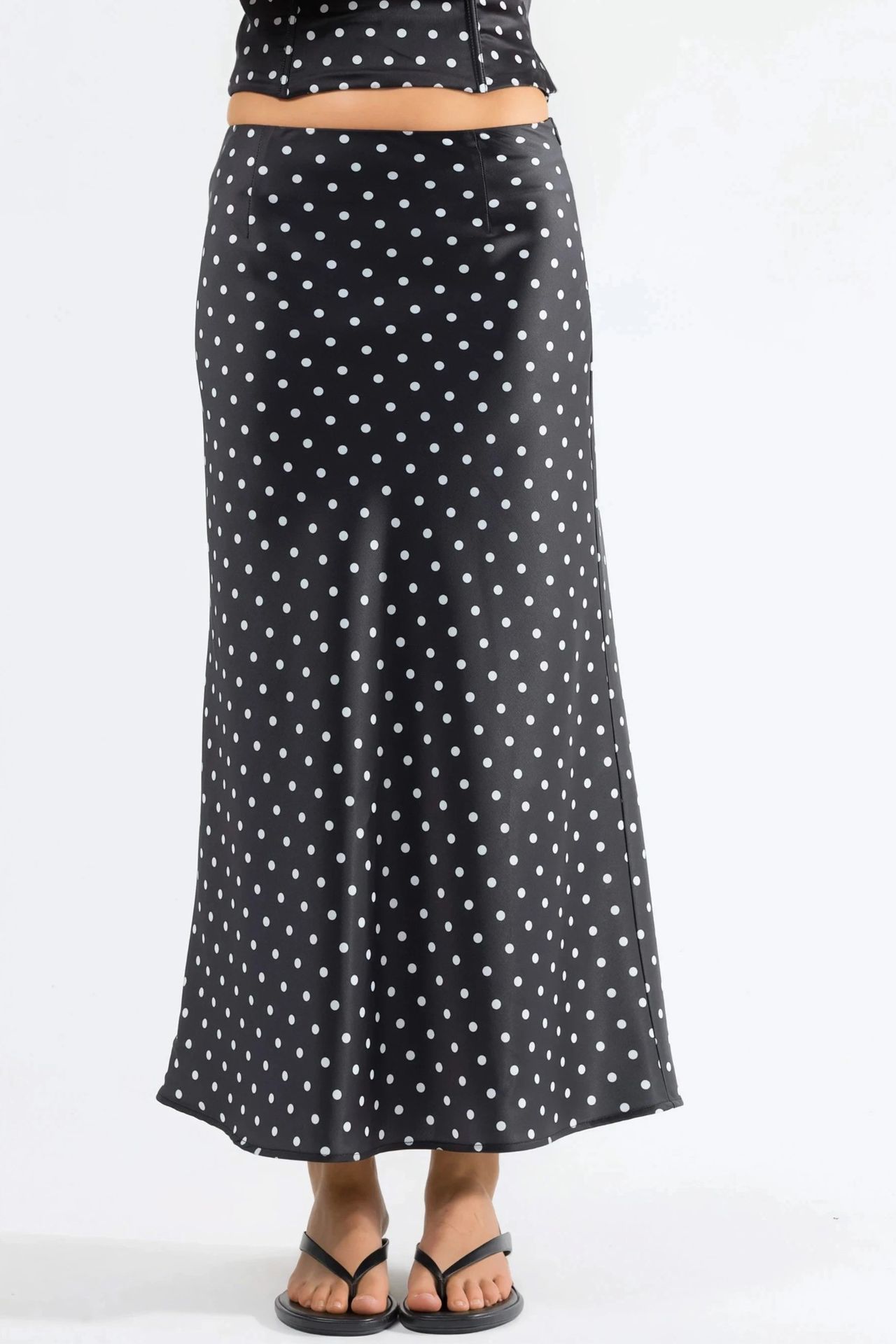 Polka Dot Maxi Skirt 8