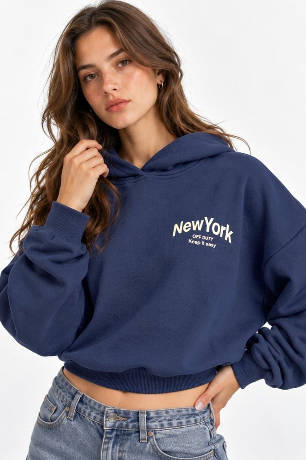 Oversized Graphic Print Sweatshirt 1