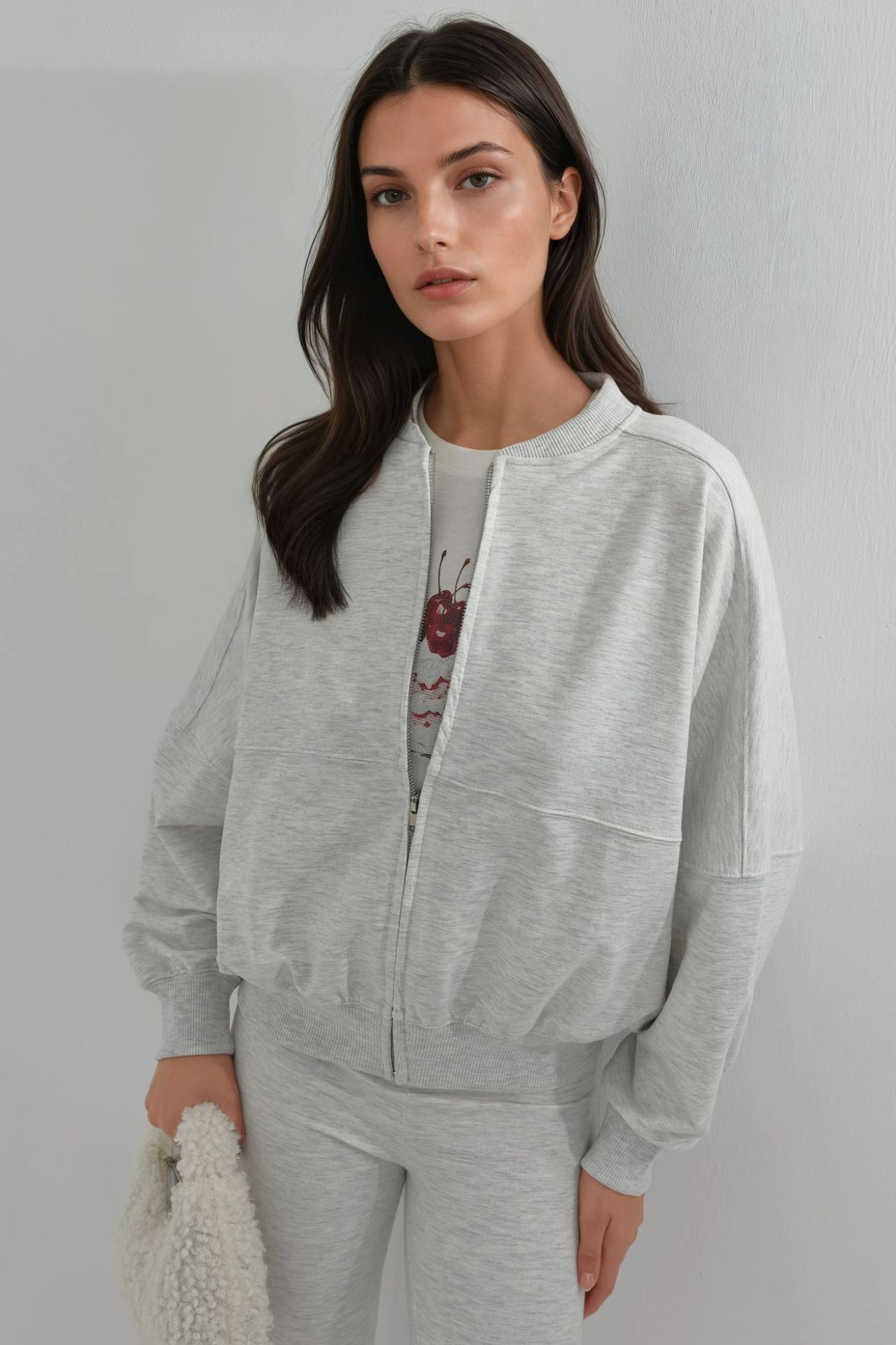 BUSEM Relaxed Fit Full-Zip Sweatshirt 1