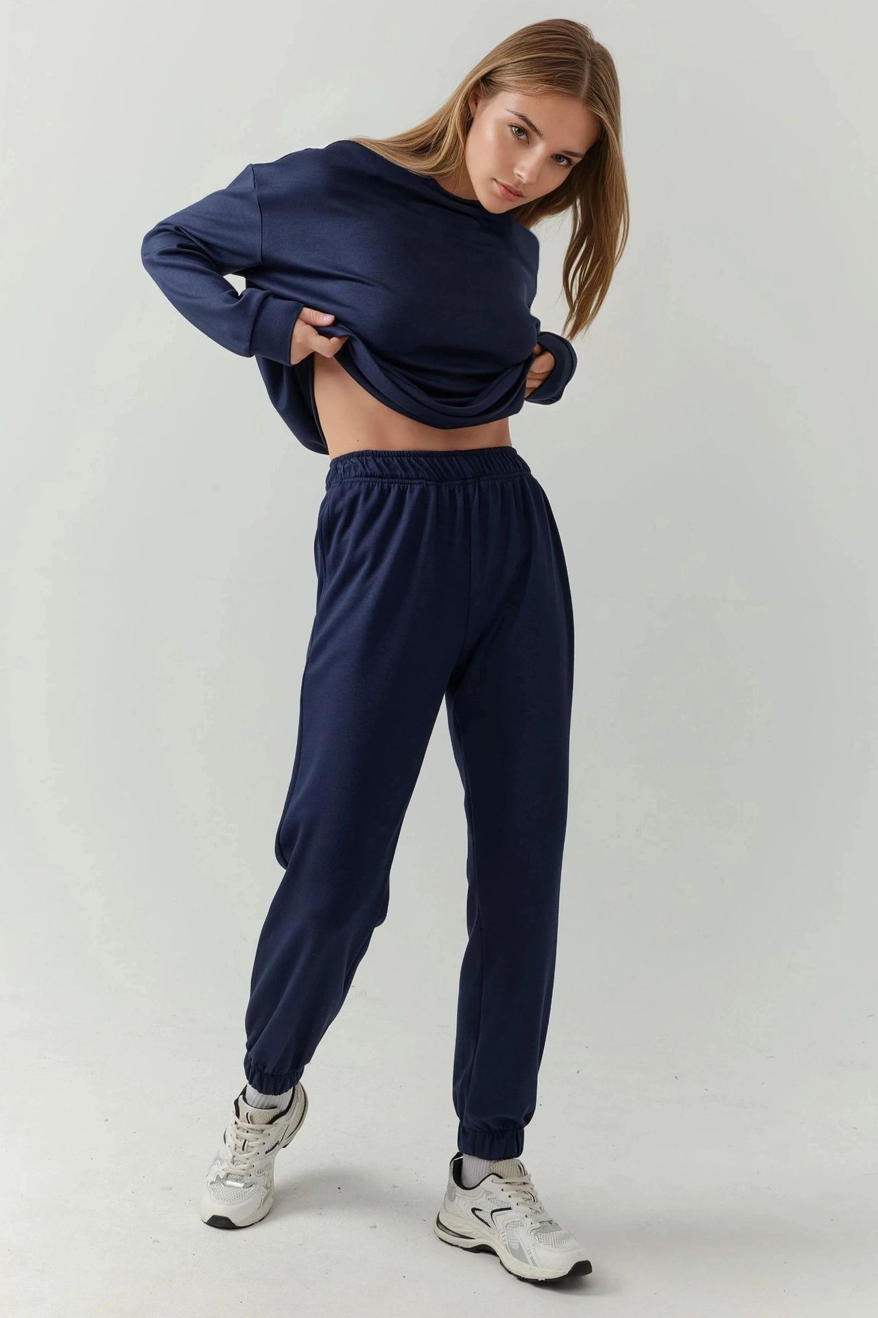 Elastic Waist Modal Touch Jogger Pants 3