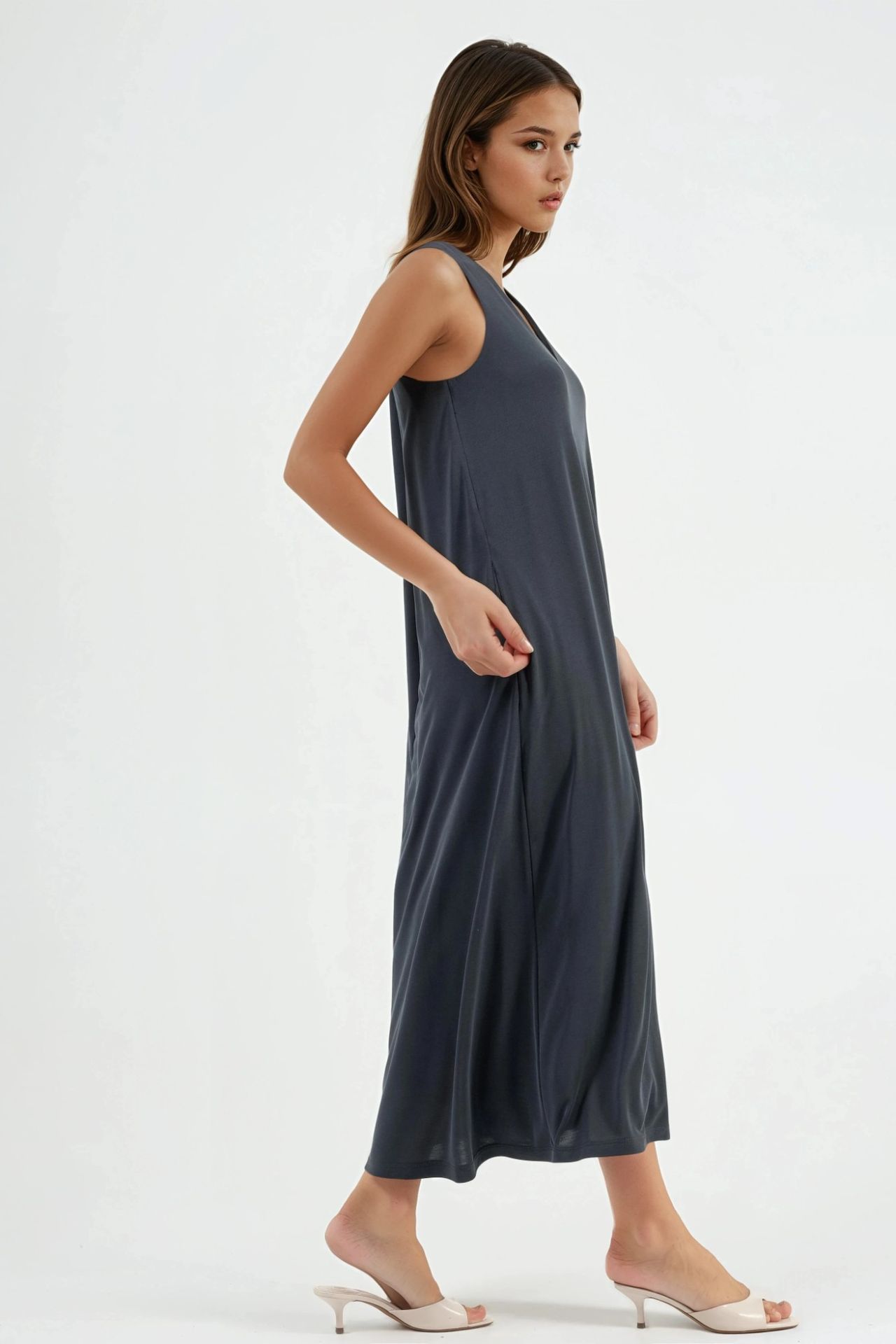 BUSEM Halter Neck Modal Dress 2