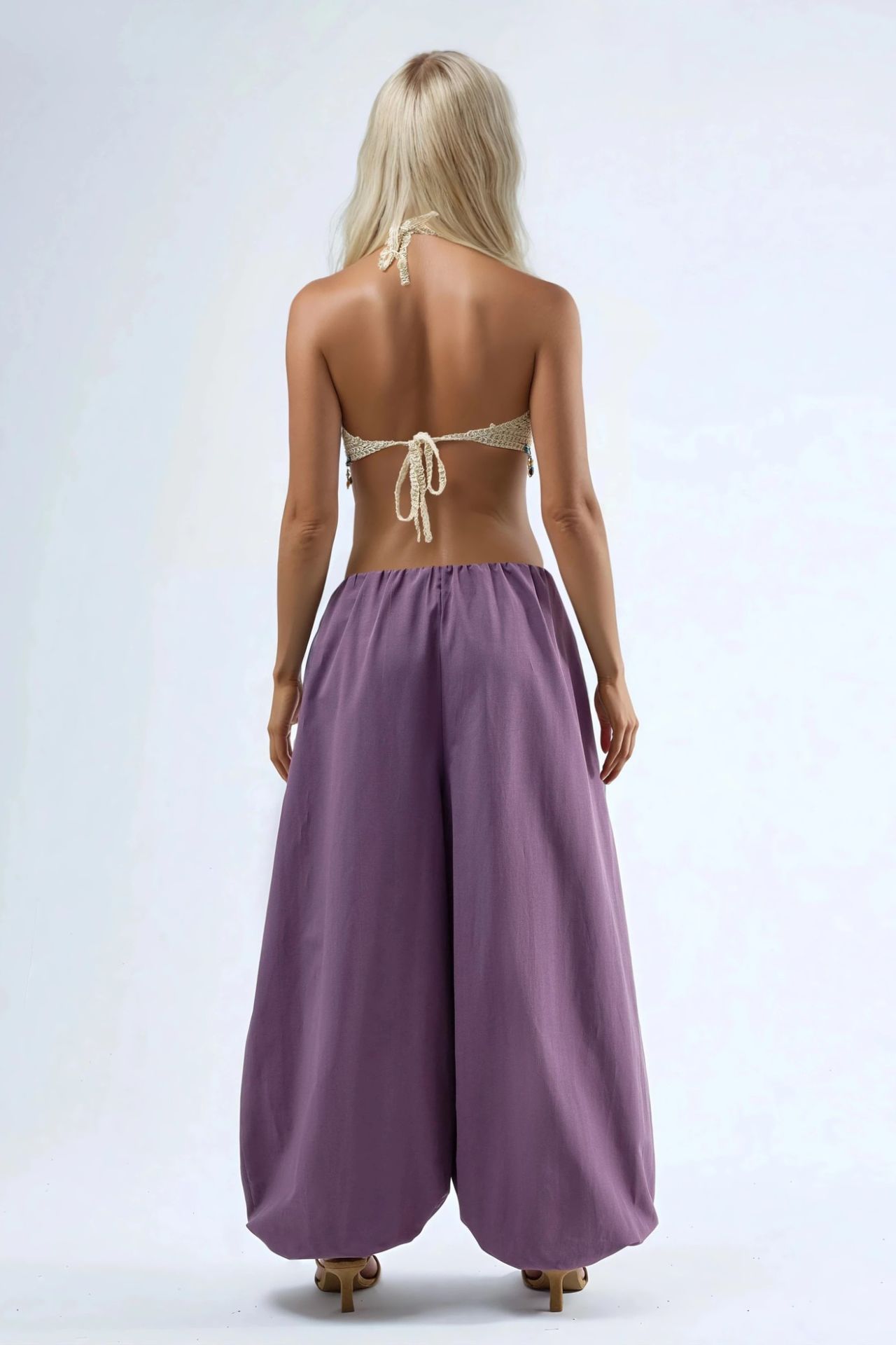 BUSEM Elastic Waist Balloon Pants 3