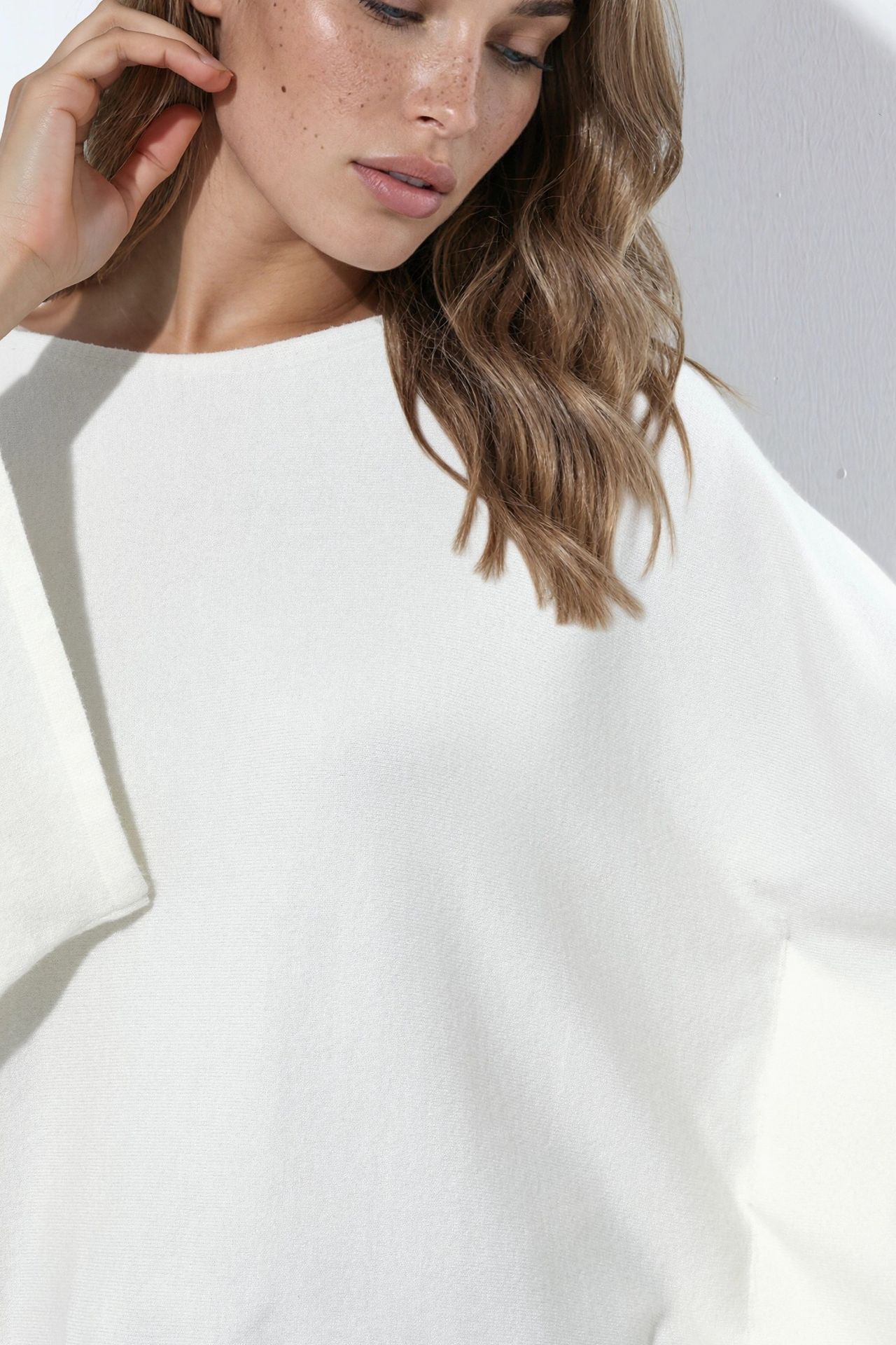 Soft Boat Neck Basic Knit Sweater 5