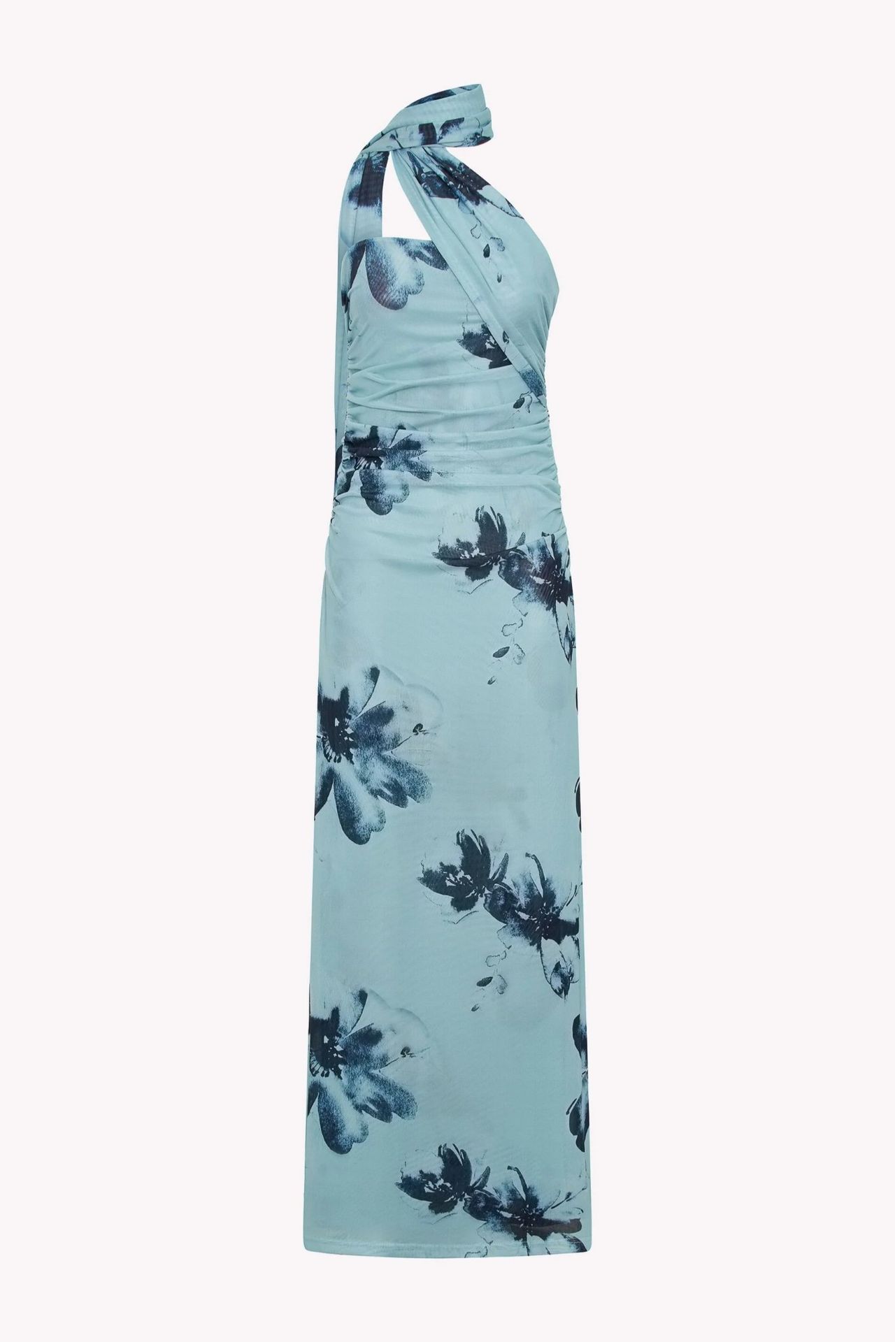 Strapless Printed Bodycon Maxi Dress 5