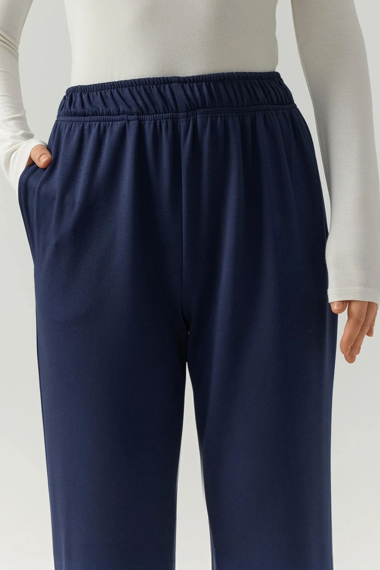 Elastic Waist Modal Touch Jogger Pants 6