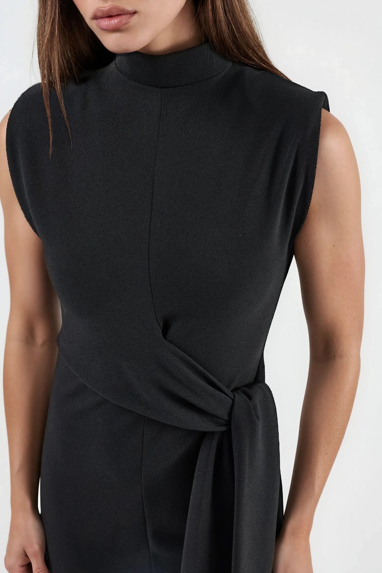 BUSEM Midi Dress with Tie Detail 5