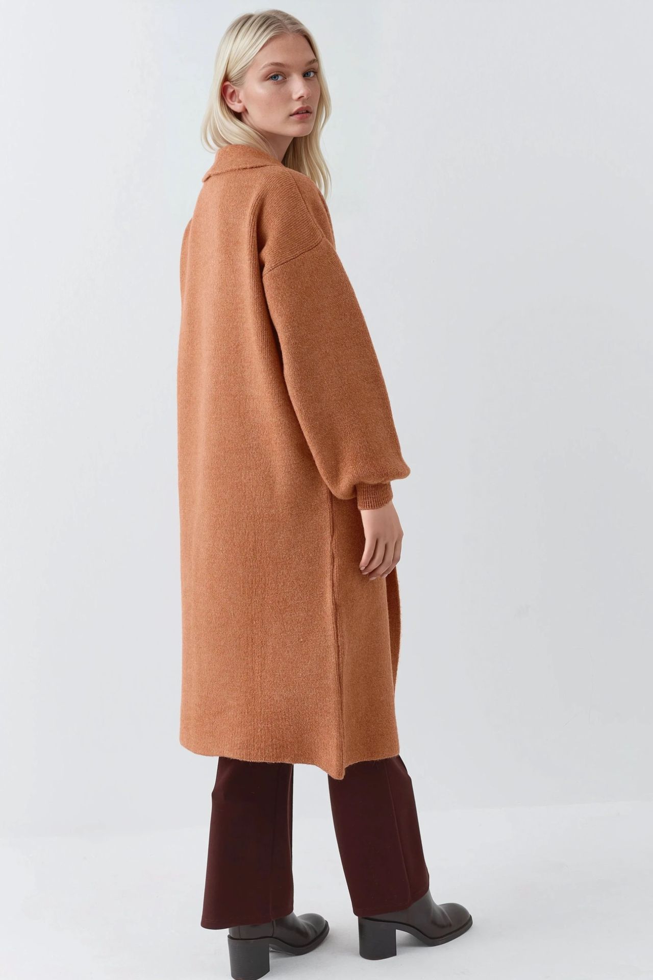 MY FASHION Long Fit Knitwear Cardigan 4