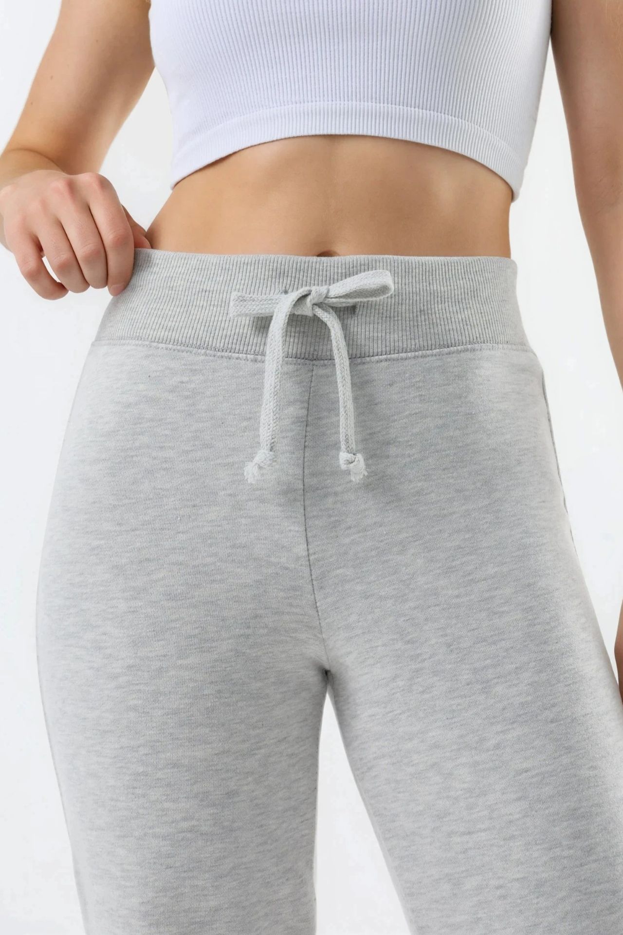 BUSEM Elastic Waist Flare Leg Pants 6