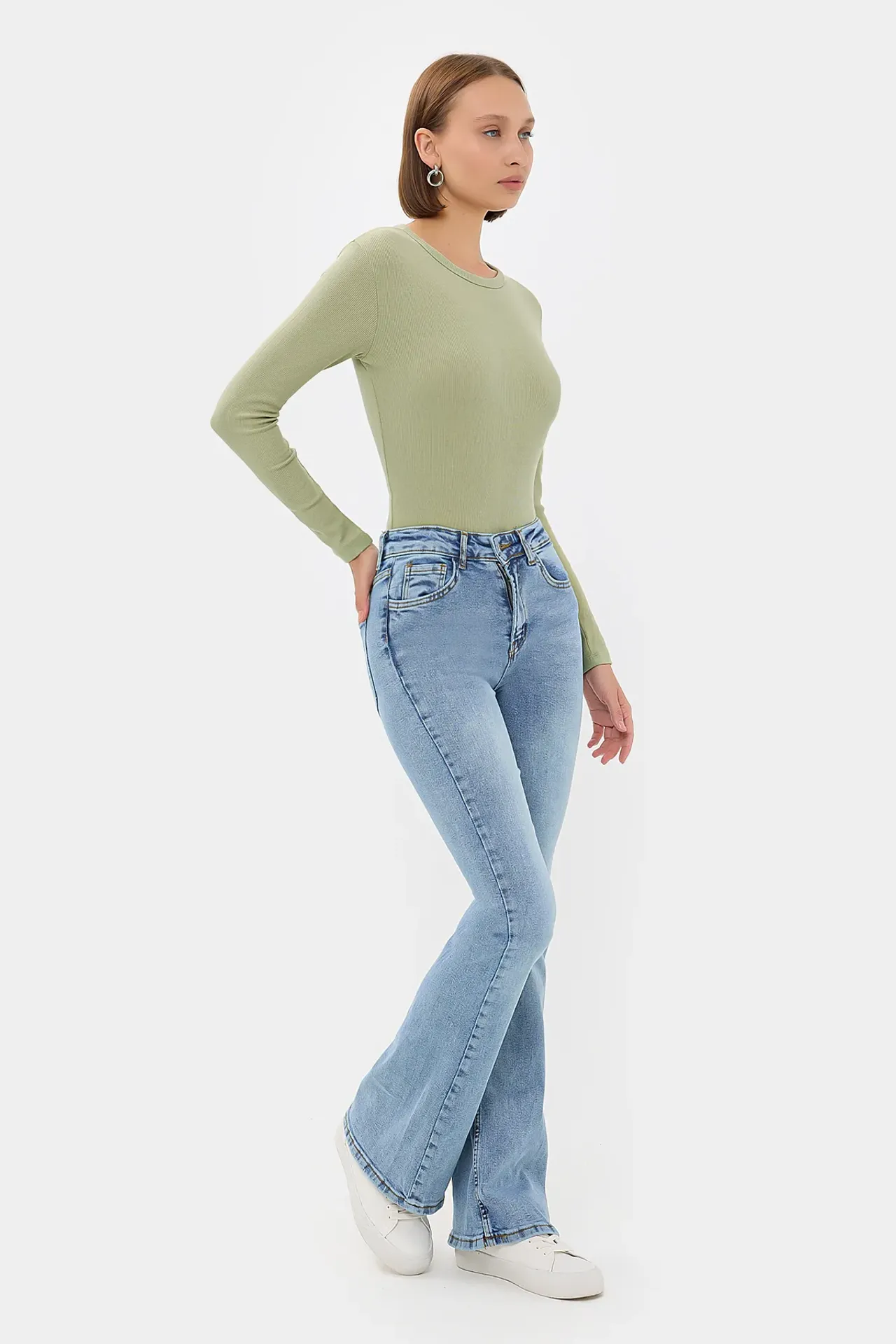 Crew Neck Basic Top