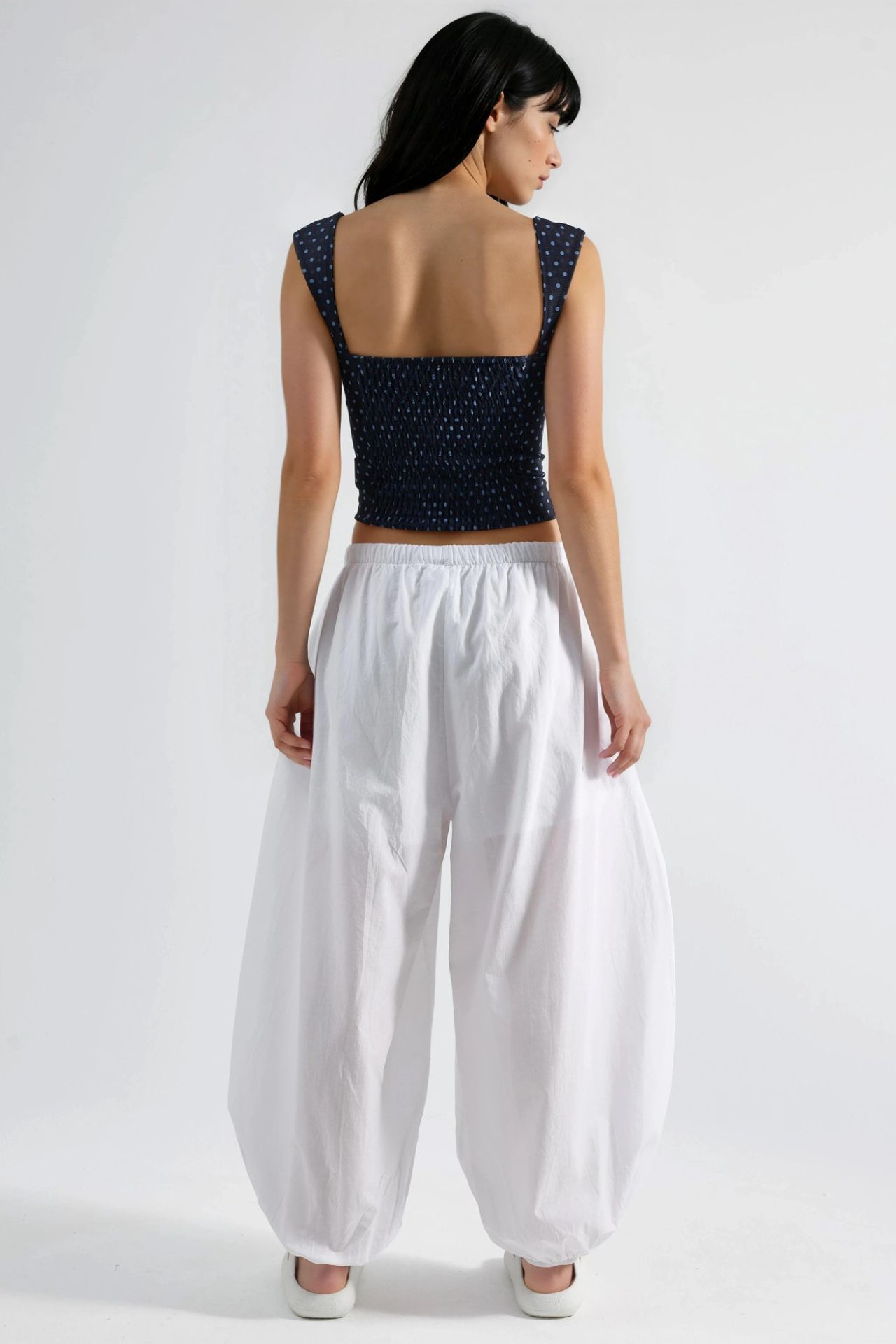 BUSEM Elastic Waist Balloon Pants 4