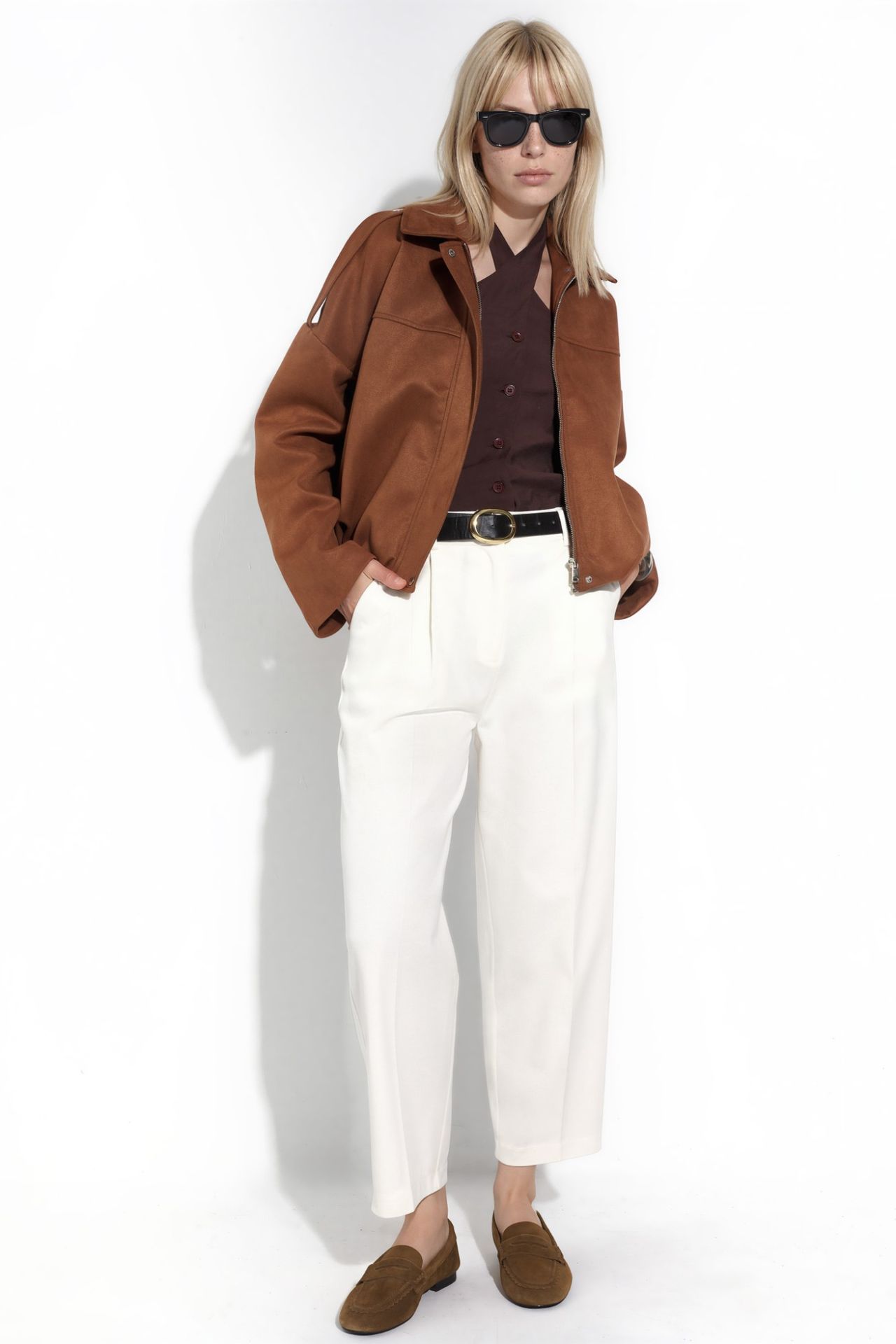 High-Waist Cigarette Pants 3