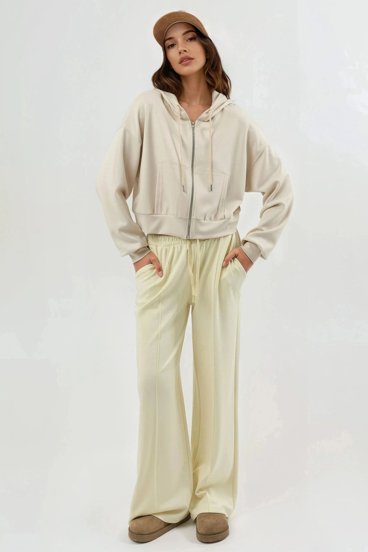 BUSEM Hooded Zippered Short Jacket 5