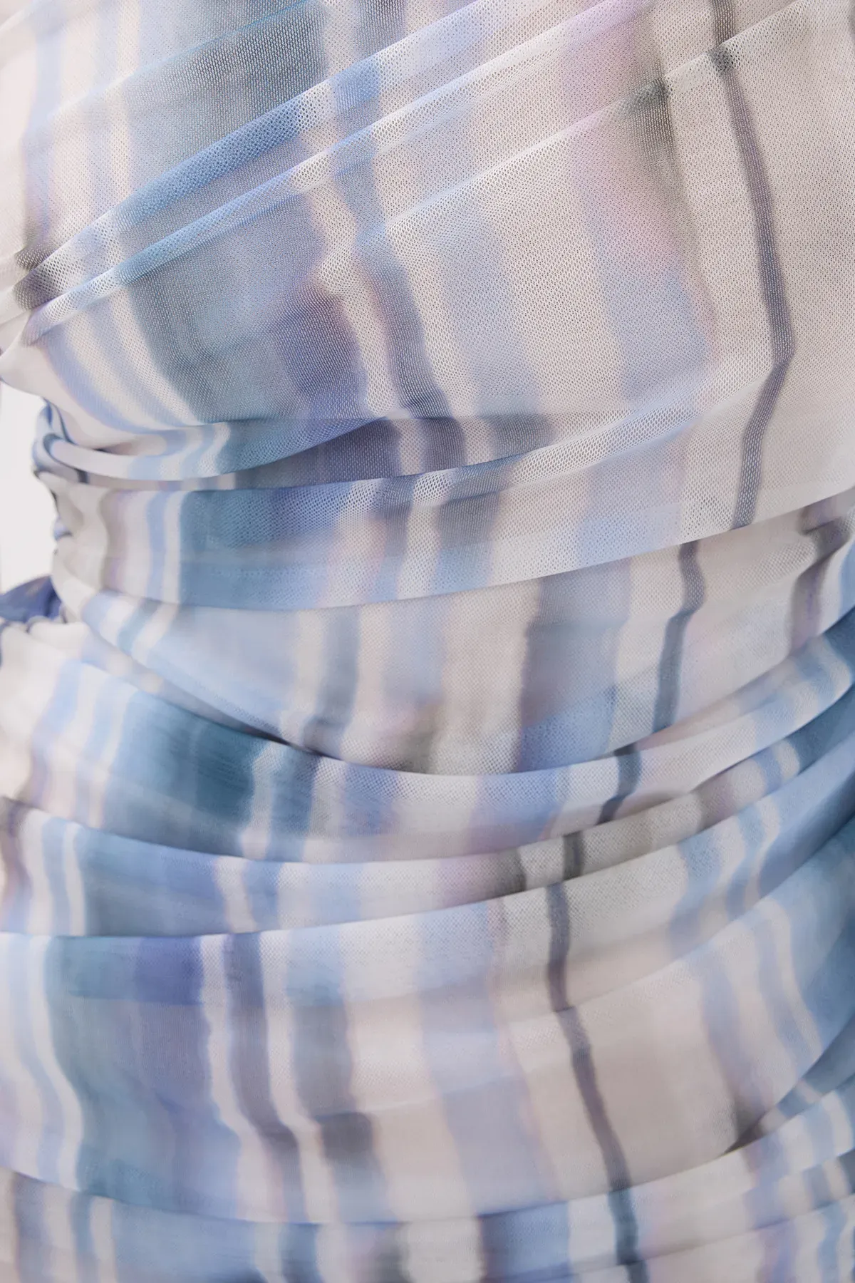 Abstract Strapless Mini Dress 5