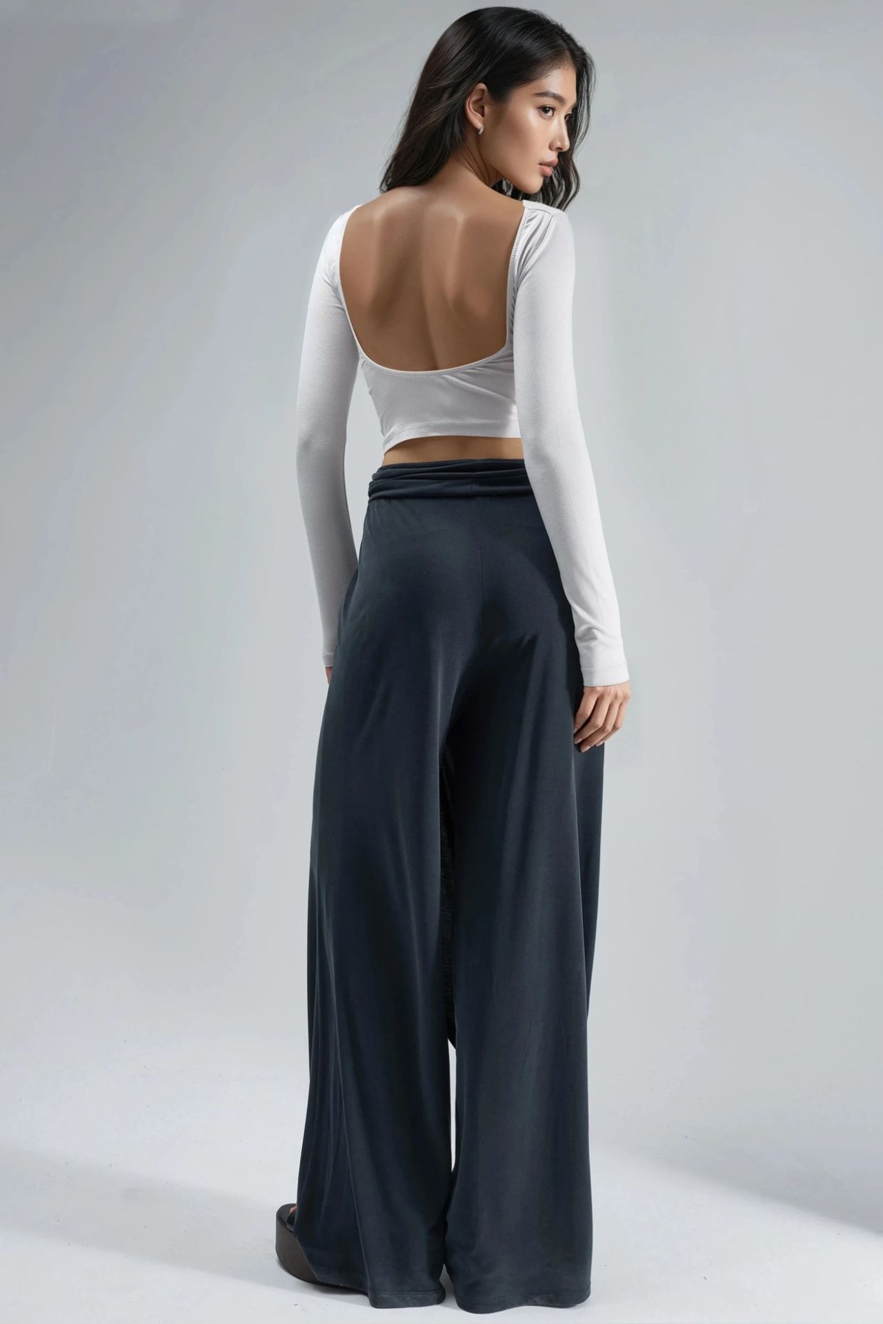 BUSEM Wide Leg Salwar Pants