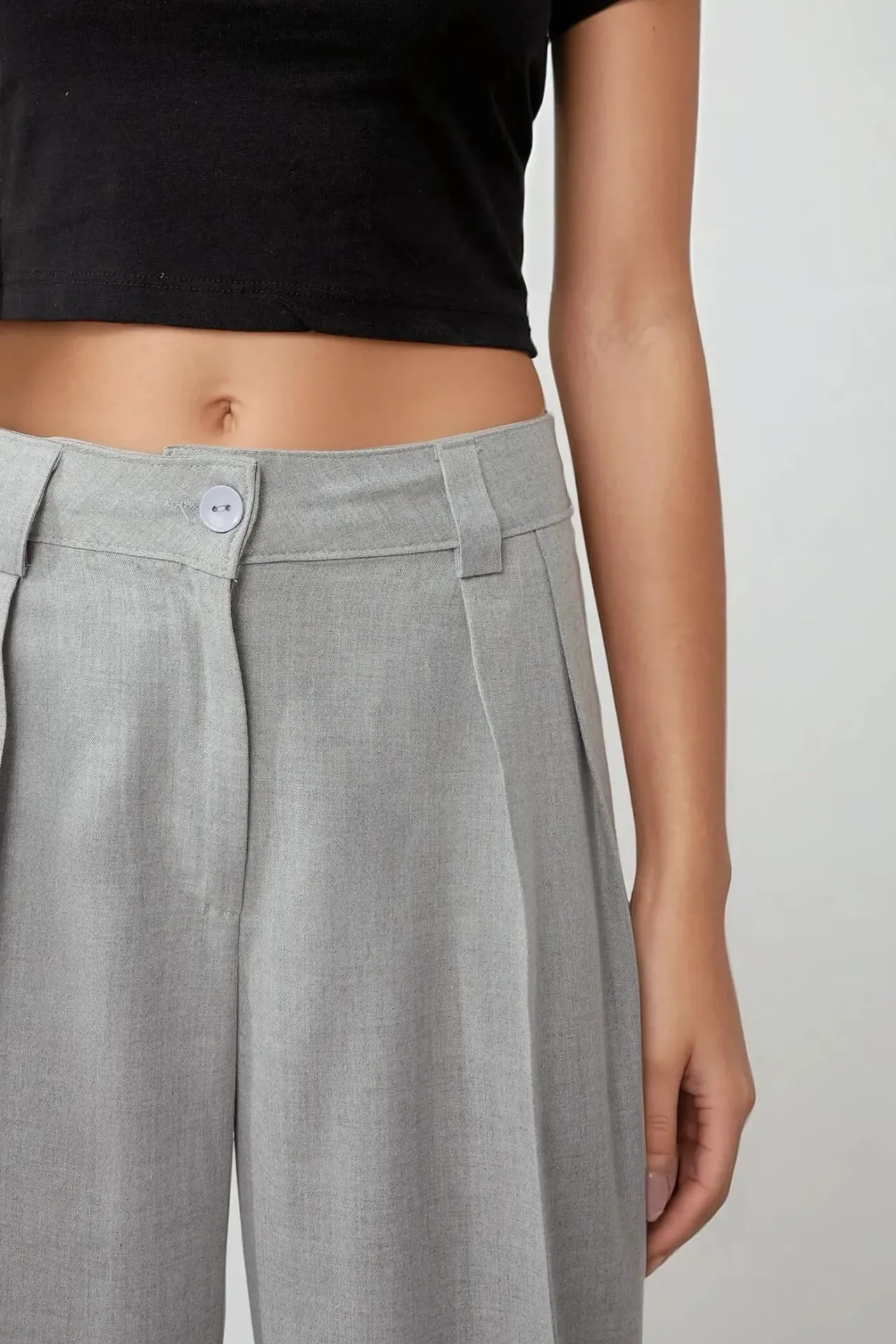 High Waist Palazzo Wide Leg Pants