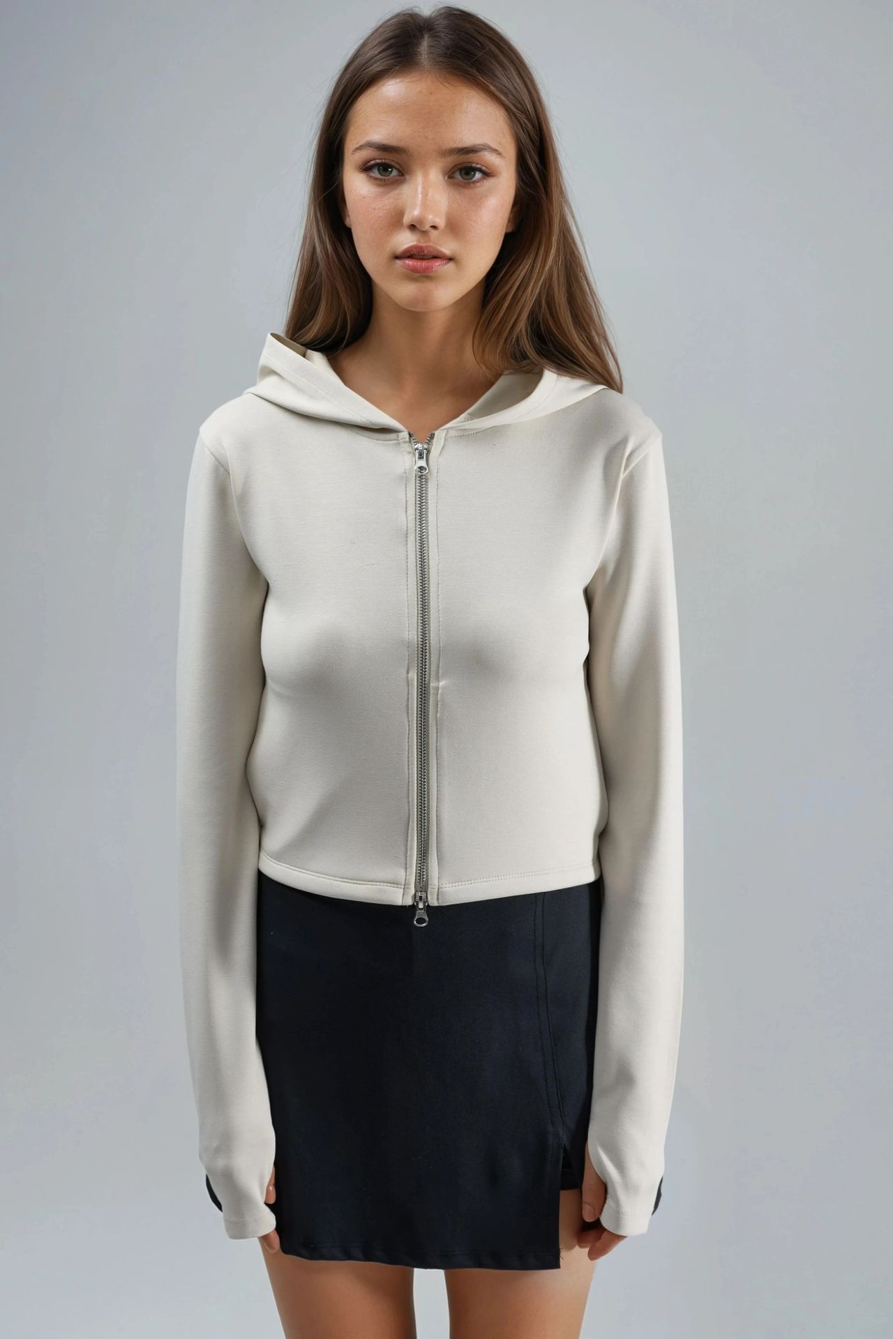 BUSEM Hooded Zip-Up Regular Fit Jacket 8