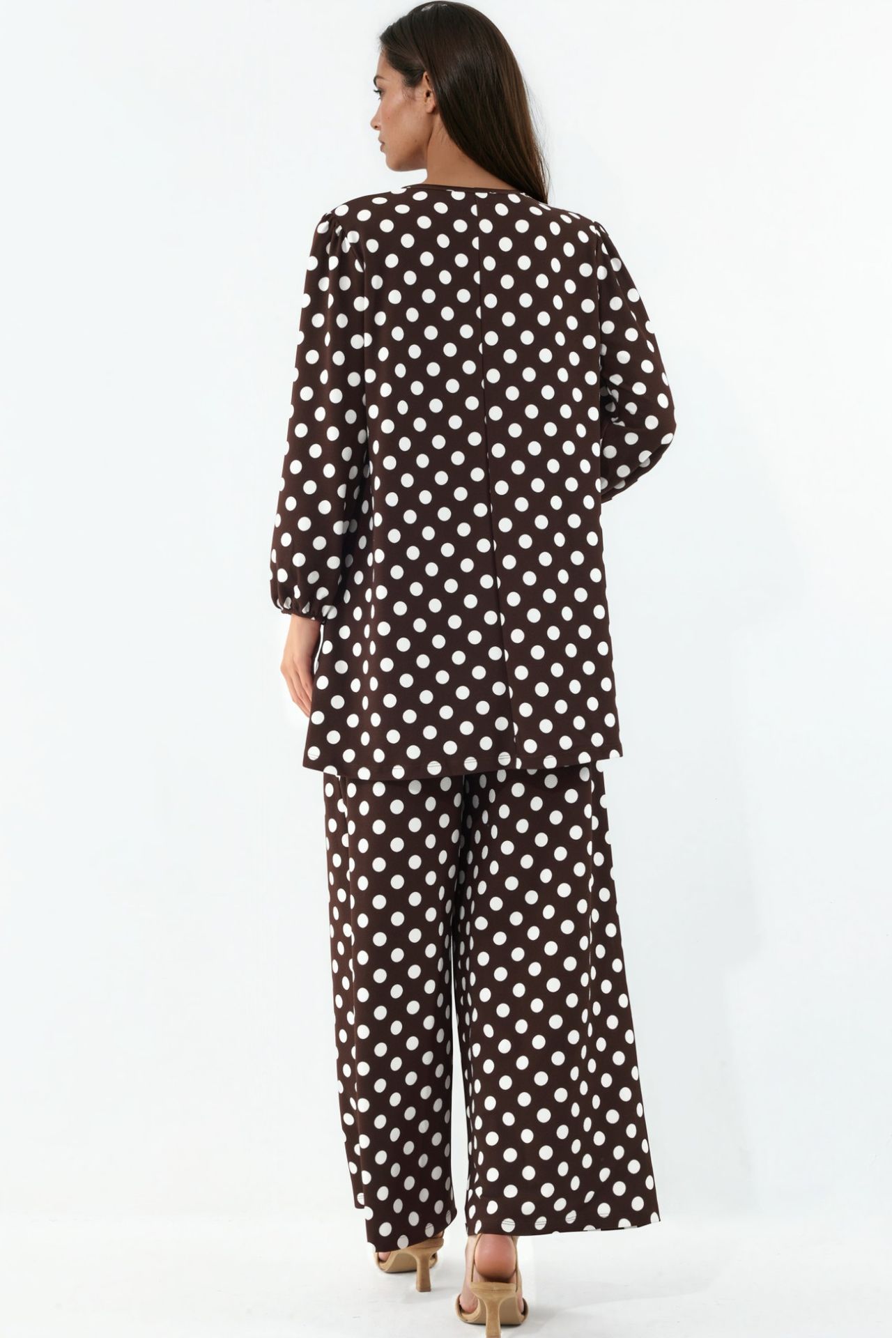 BDART Textured Long Sleeve Tunic and Wide Leg Pants Set 3
