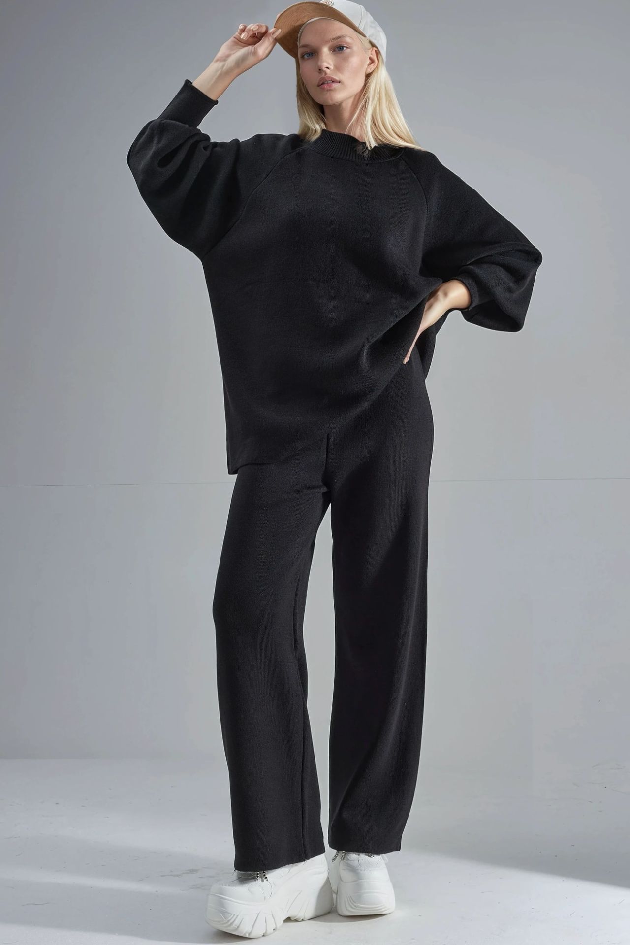 MY FASHION Loose Fit Sweater & Pants Knit Co-ord Set 5