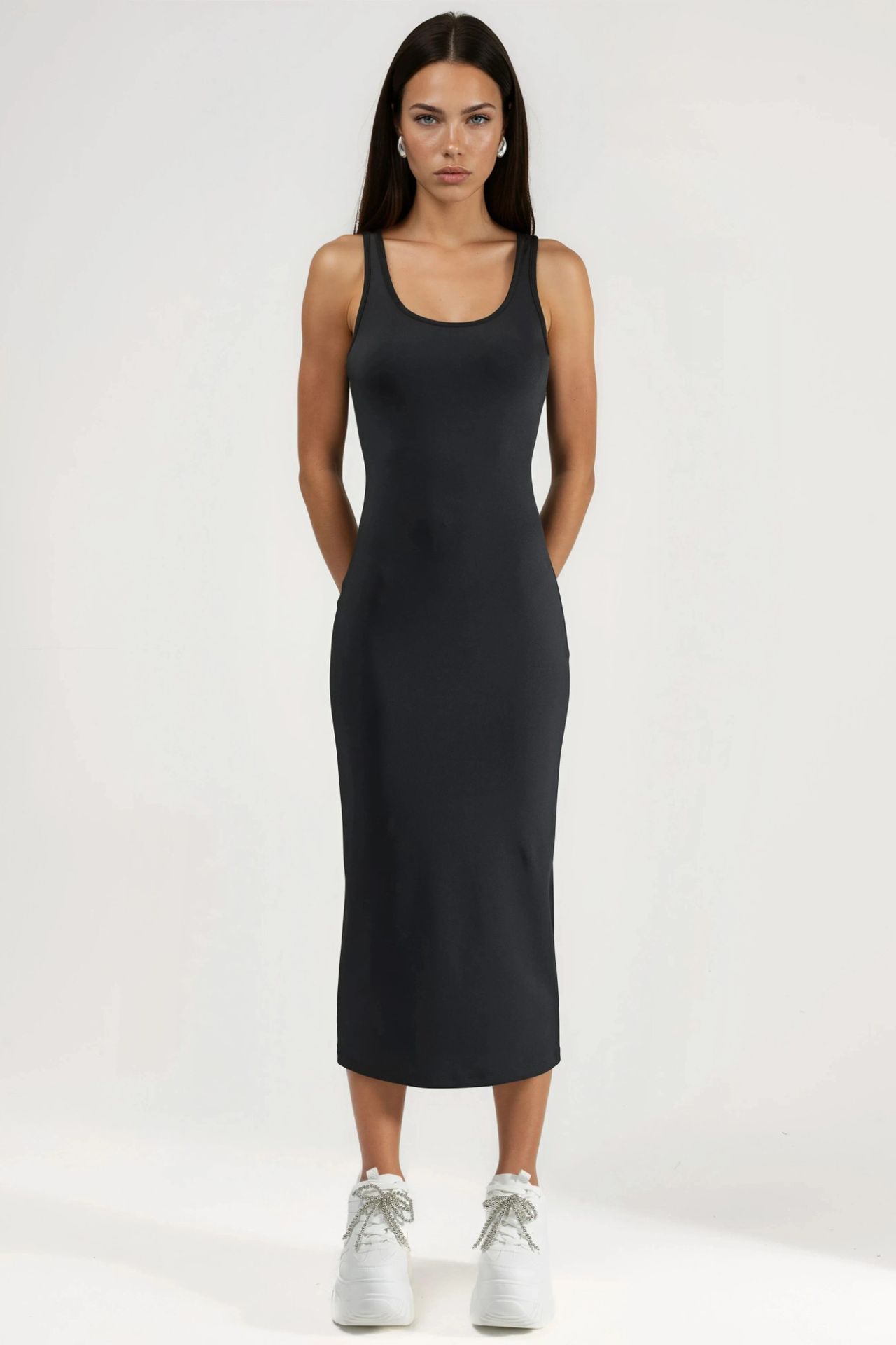 Bodycon Basic Midi Dress 2