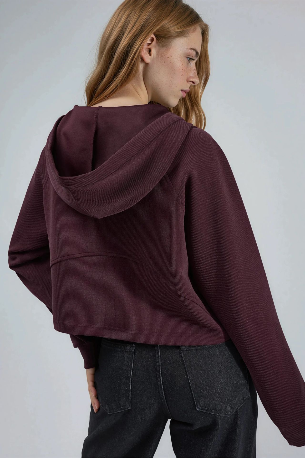 BUSEM Hooded Full-Zip Jacket with Pockets 4