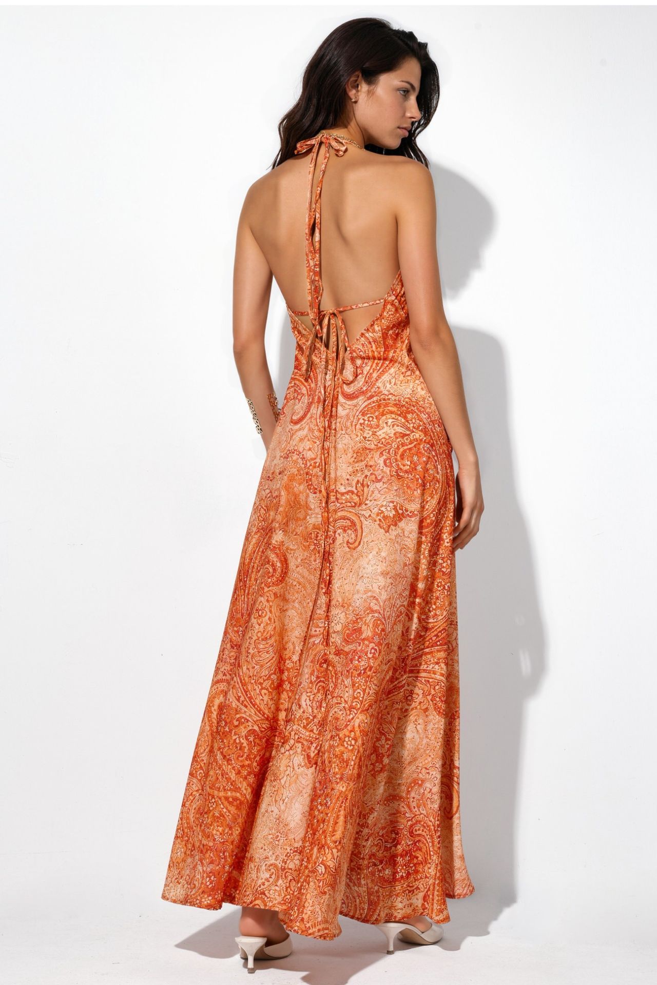 Ethnic Patterned Bohemian Maxi Dress 3