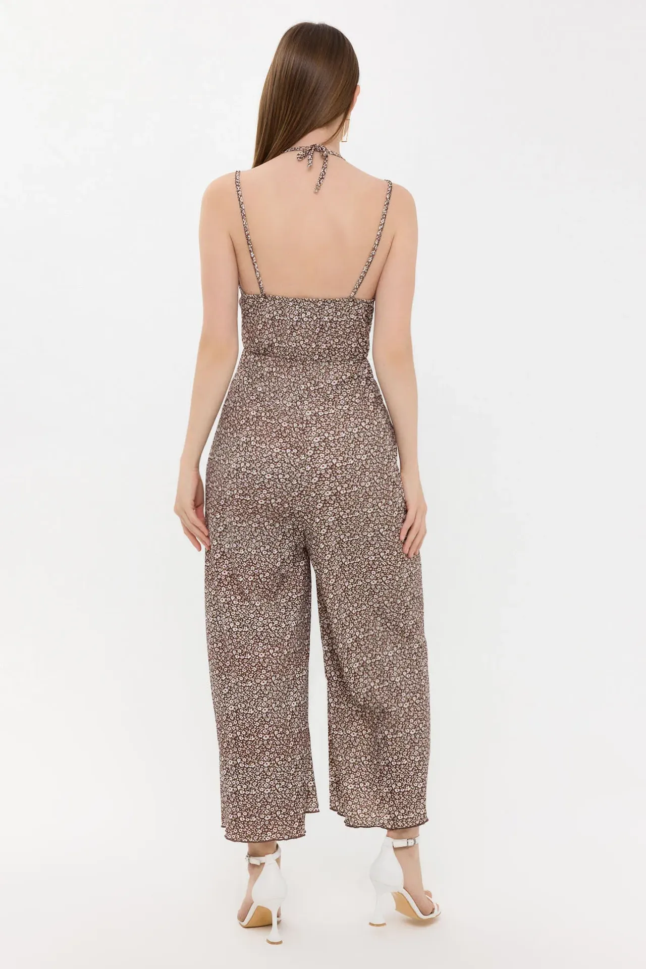 Floral Wide-Leg Jumpsuit