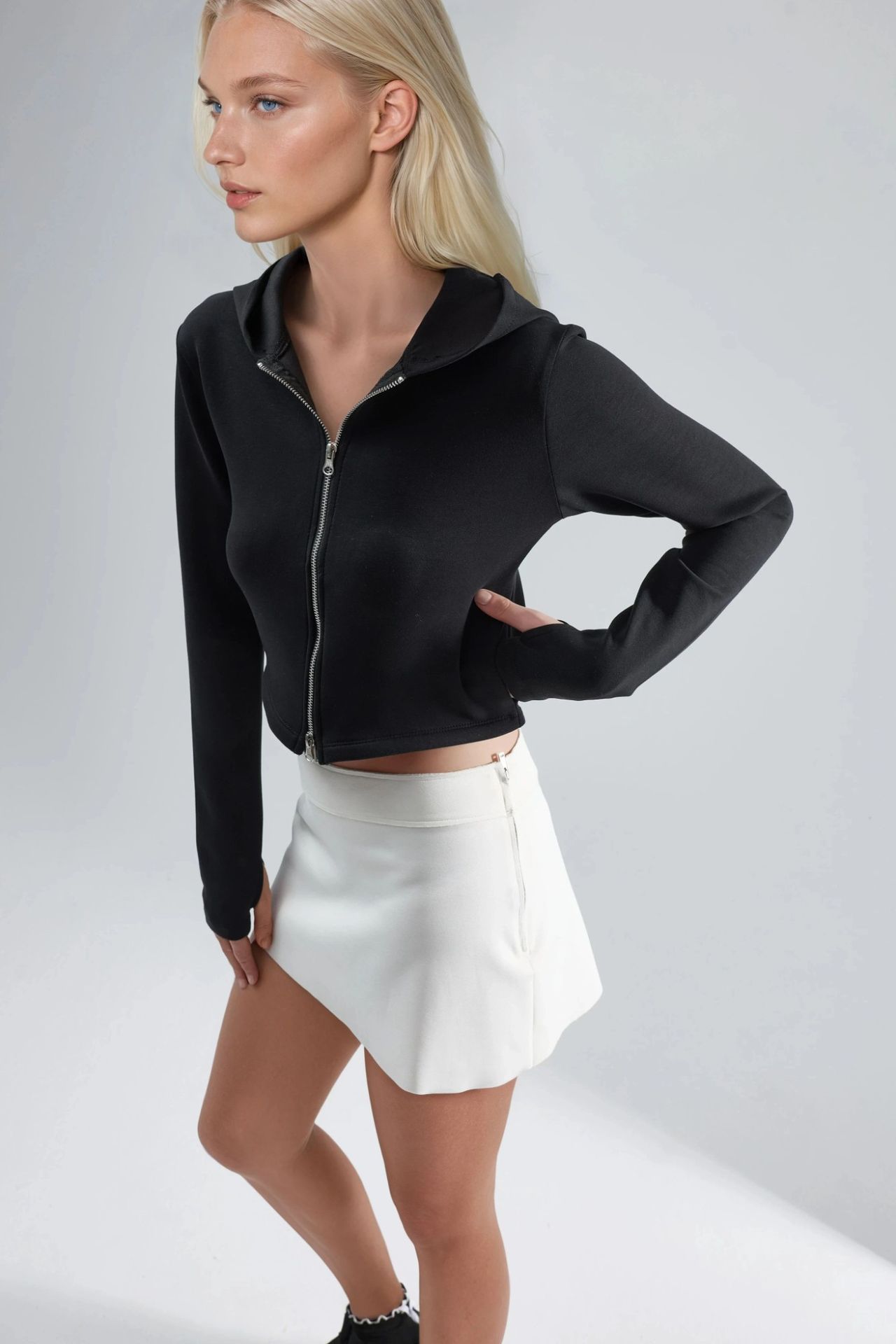 BUSEM Hooded Zip-Up Regular Fit Jacket 2