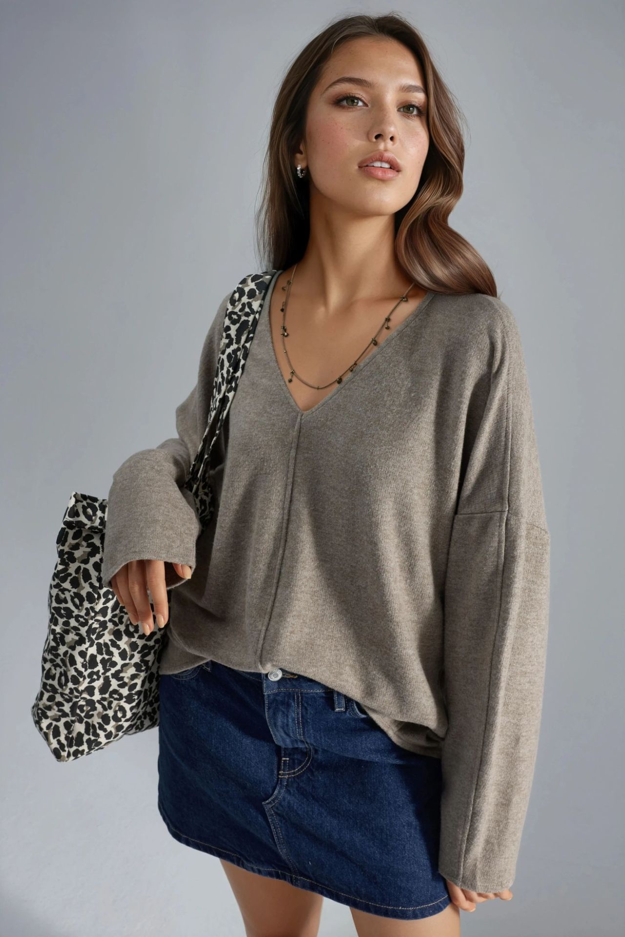 BUSEM V-Neck Long Sleeve Blouse 5