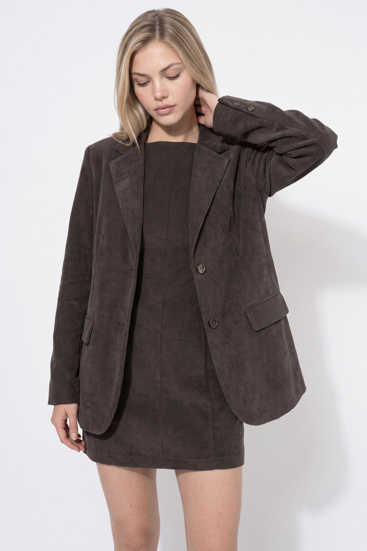 Regular Fit Velvet Jacket 4