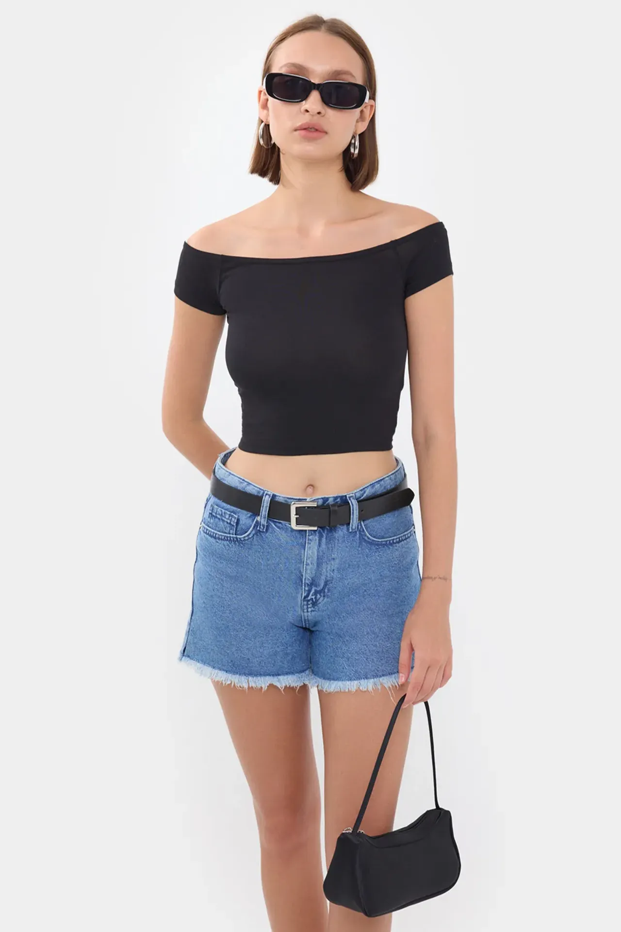 Off-Shoulder Crop Top