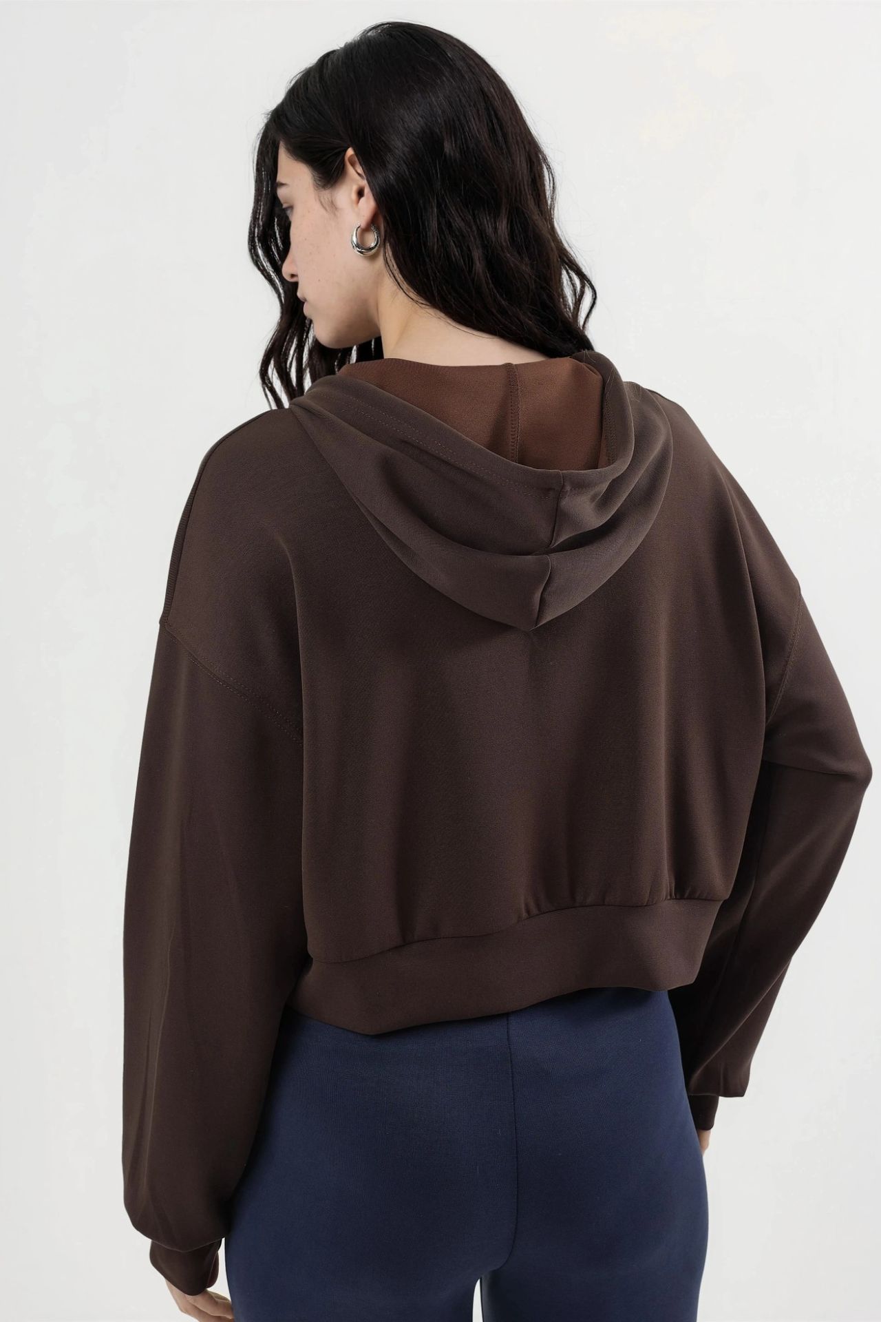 BUSEM Hooded Zippered Short Jacket 2