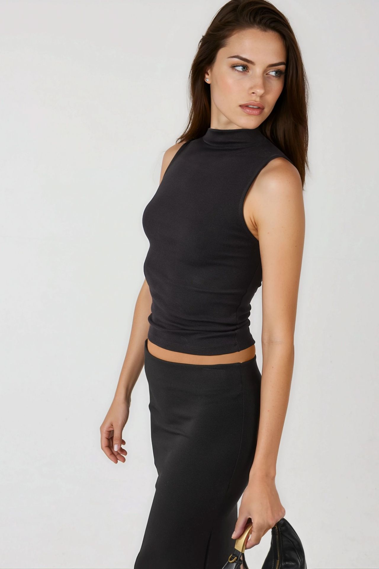 BUSEM Slim Fit Crew Neck Knitted Blouse 2
