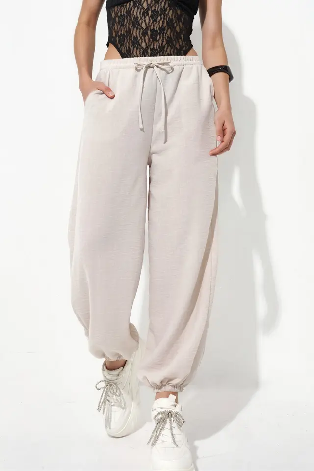 BUSEM Women's Textured Jogger Pants
