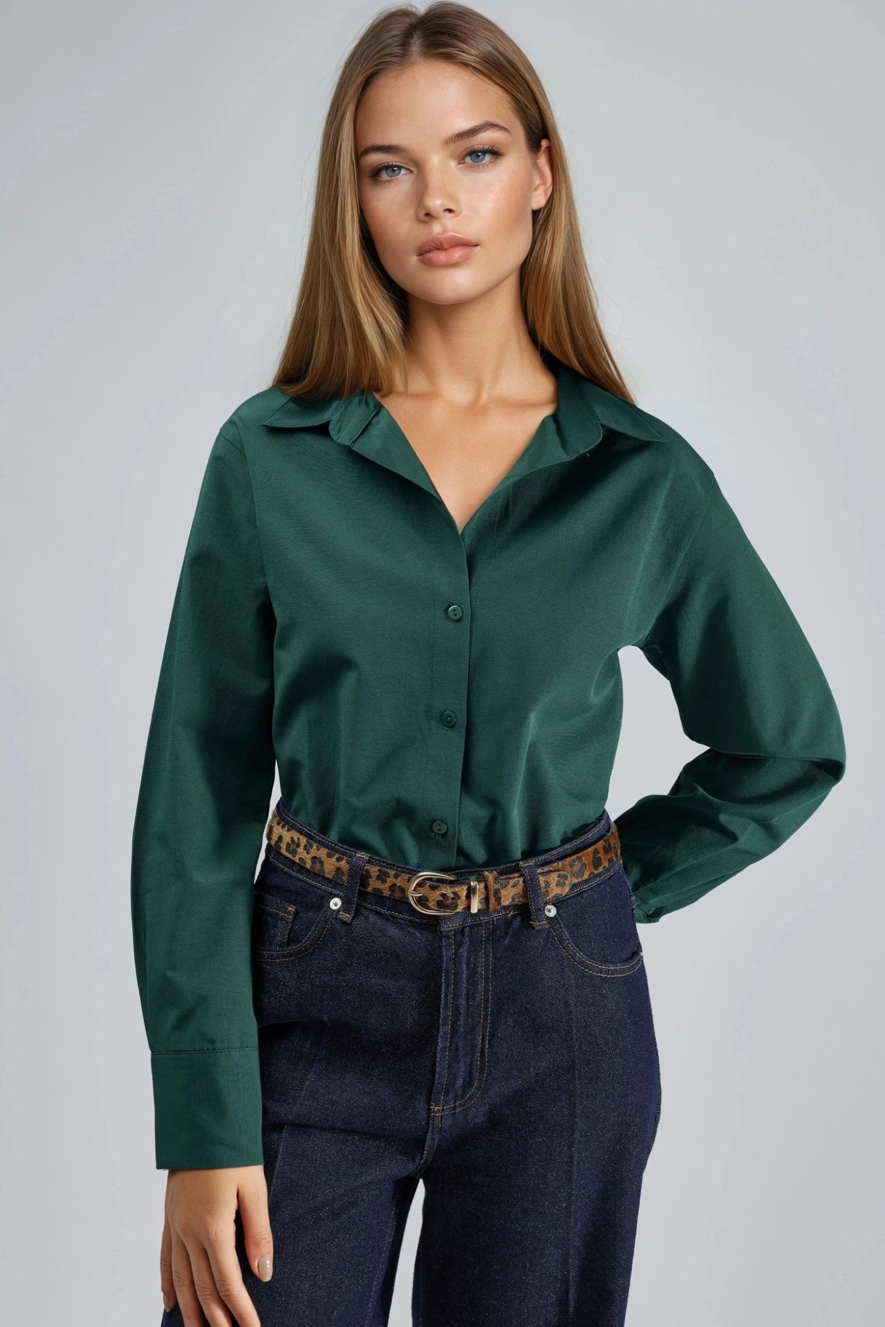 BUSEM Button-Up Relaxed Fit Shirt 5