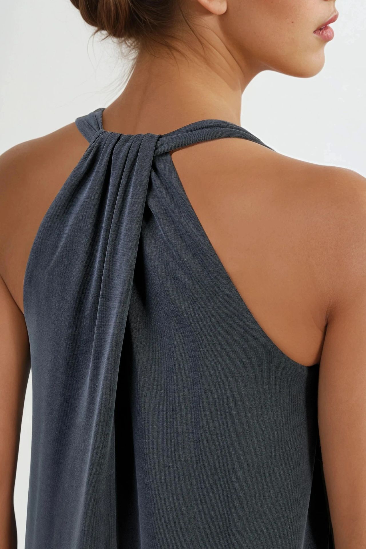 BUSEM Halter Neck Modal Dress 4