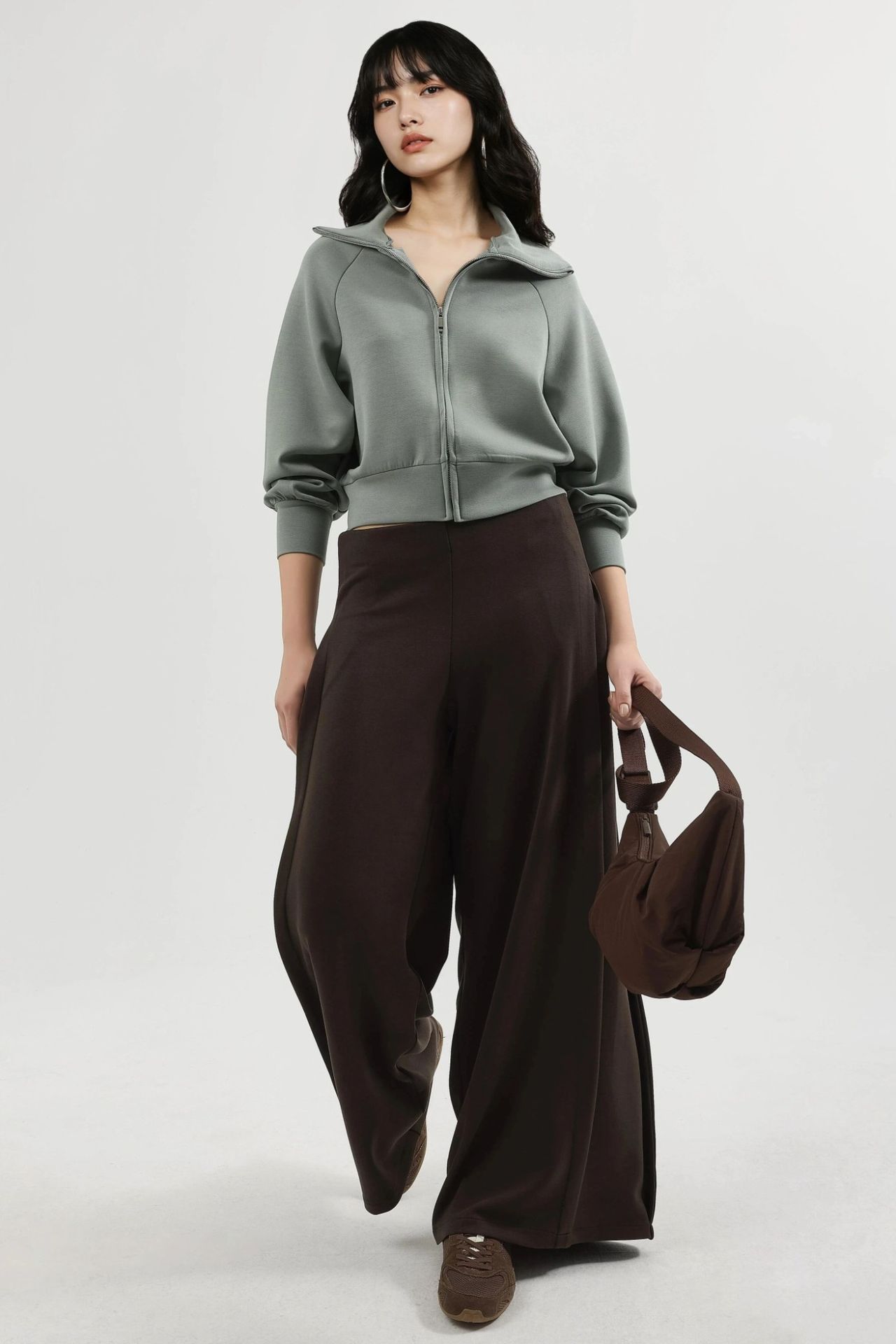 BUSEM Relaxed Fit Zippered Sweatshirt 5
