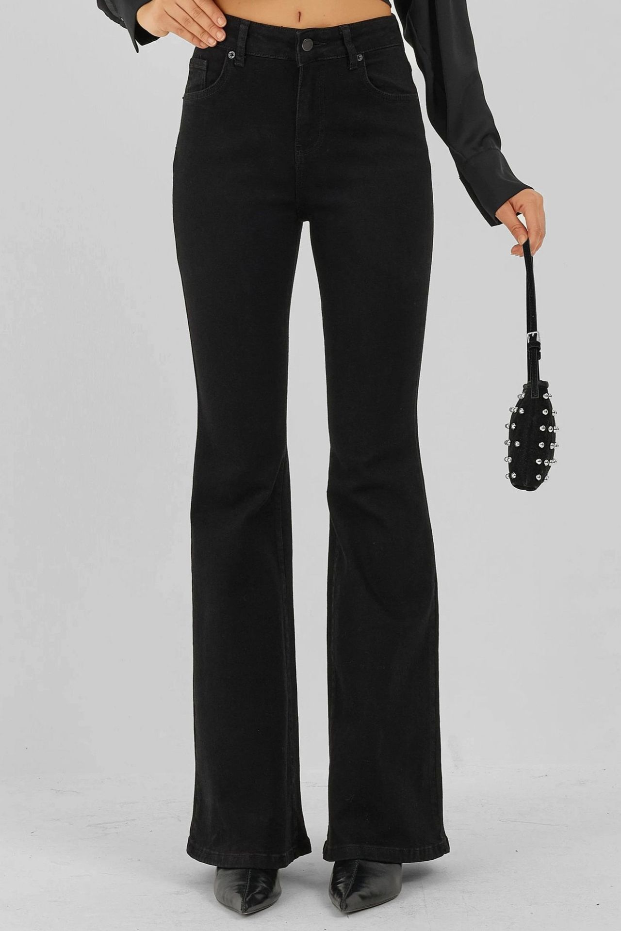 High Waist Flare Jeans 1