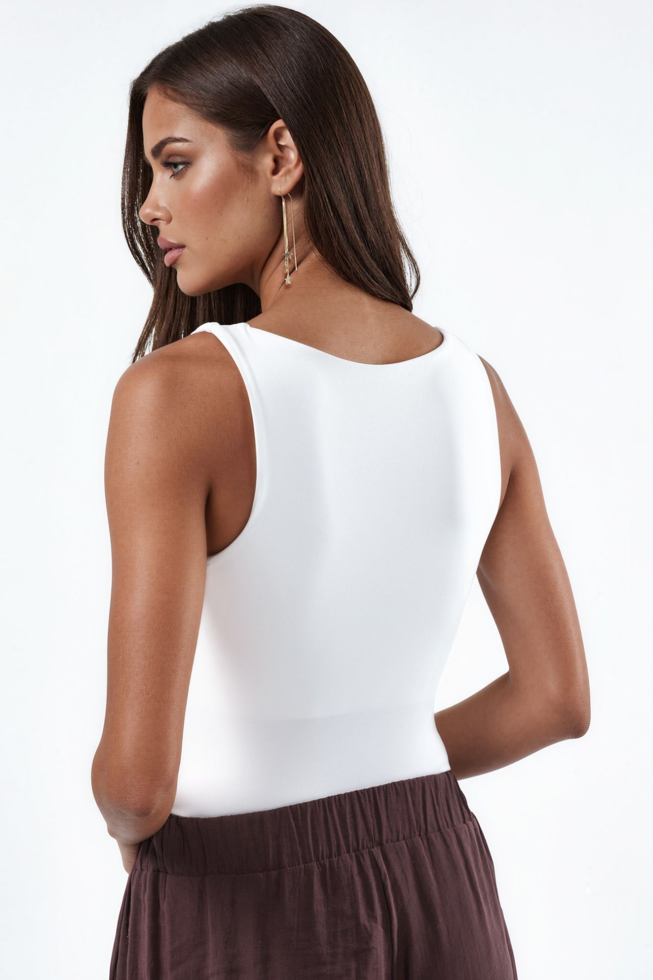 BUSEM U Collar Knitted Cami Top 4