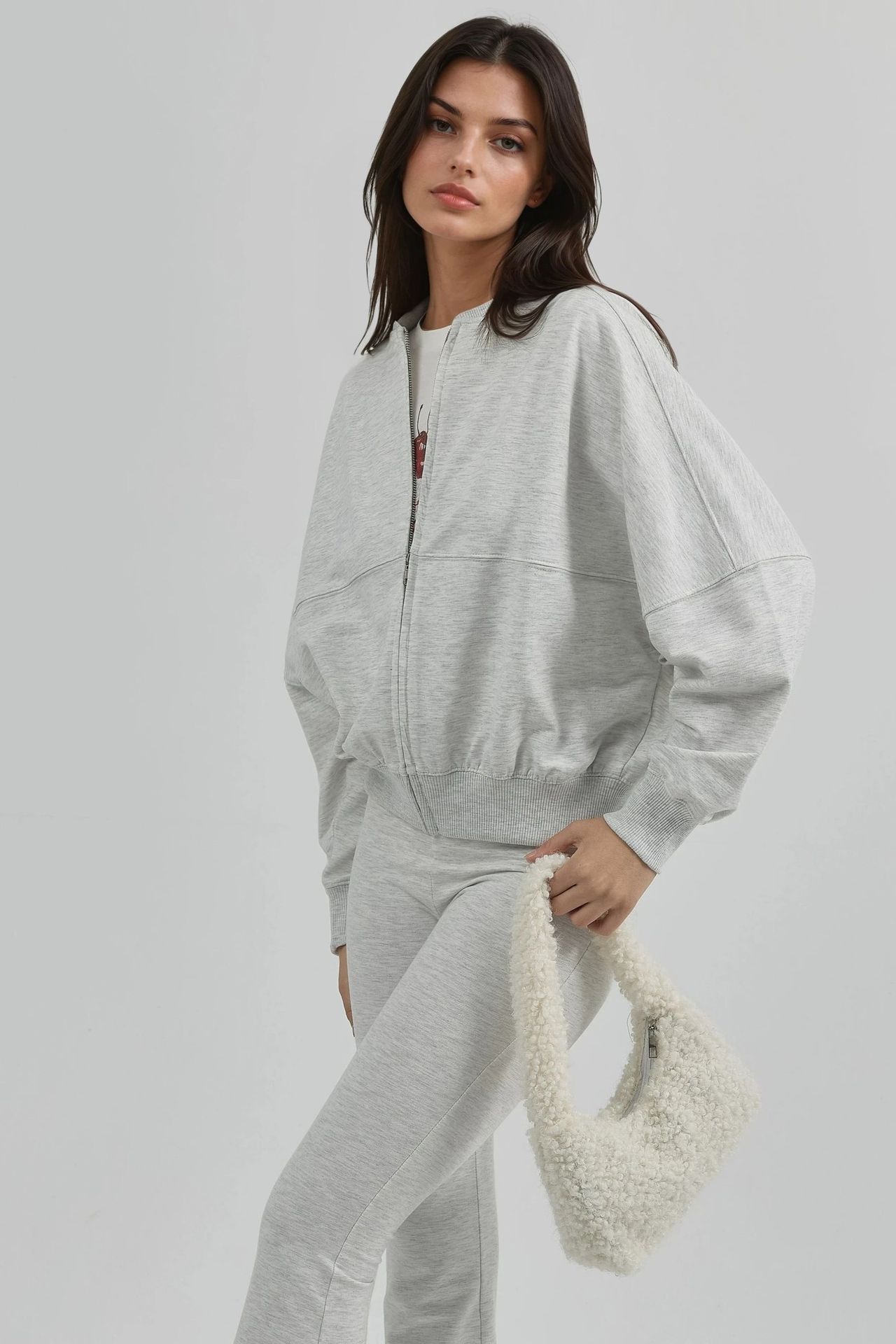 BUSEM Relaxed Fit Full-Zip Sweatshirt 3