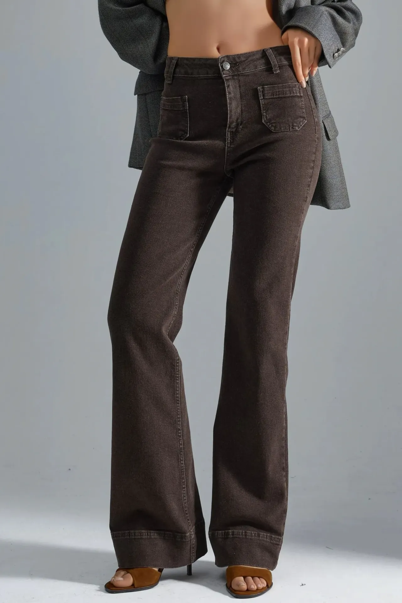 High Waist Flare Jeans