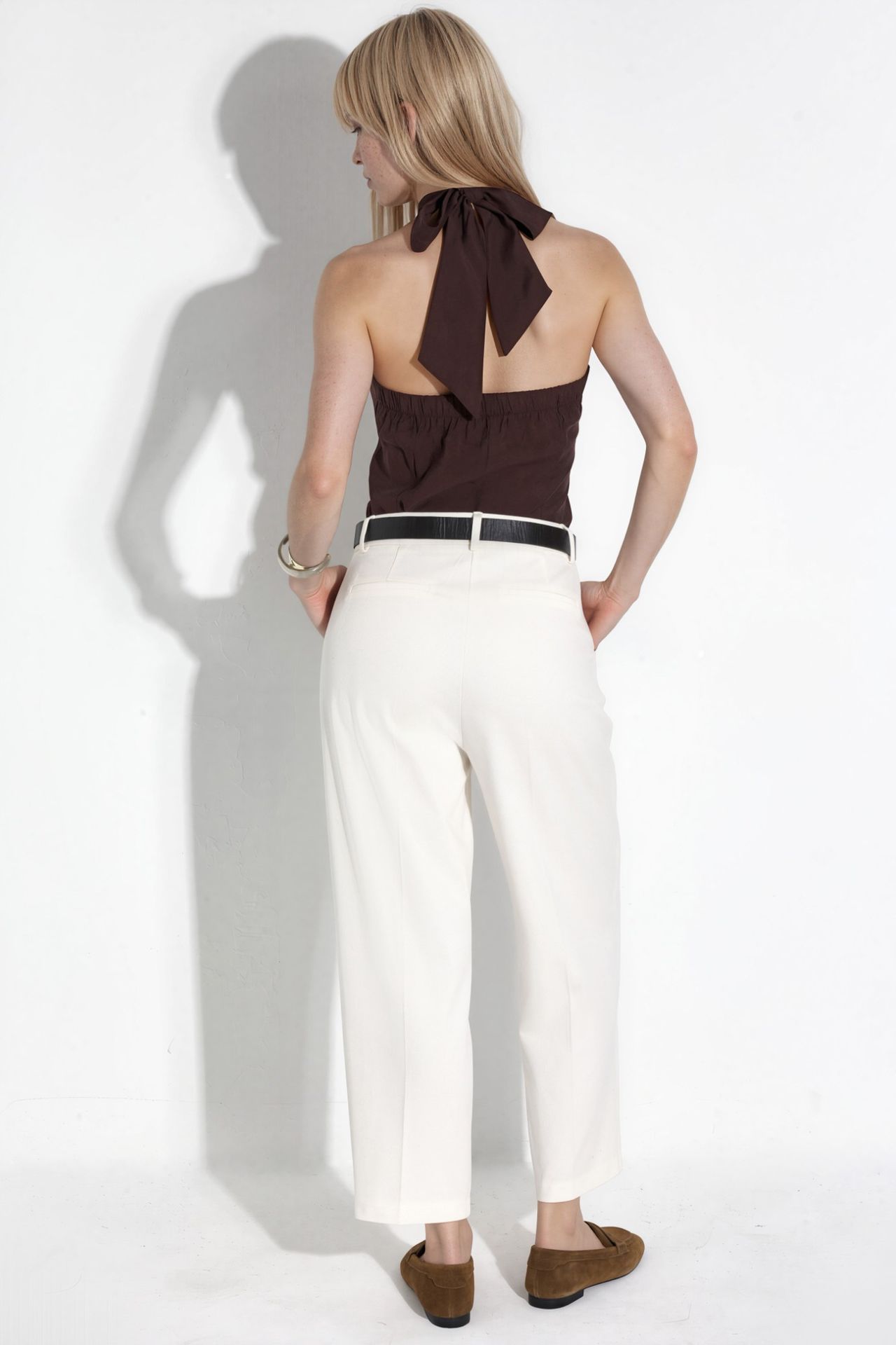High-Waist Cigarette Pants 4