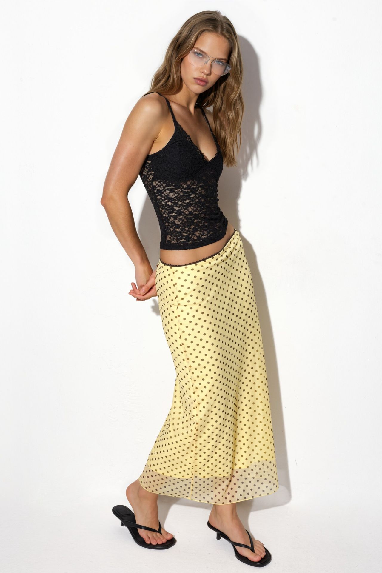 BUSEM Fitted Ribbed V-Neck Cami Top 2