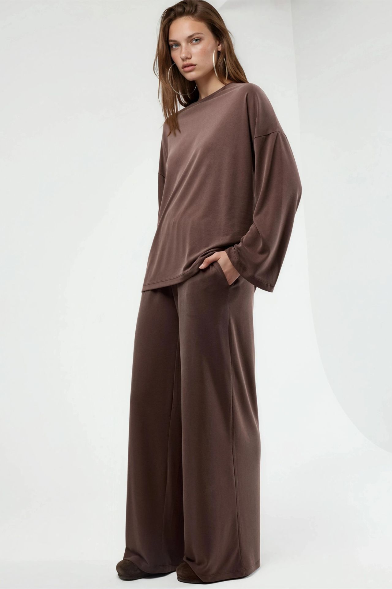 BUSEM Pull On Straight Leg Pants 2