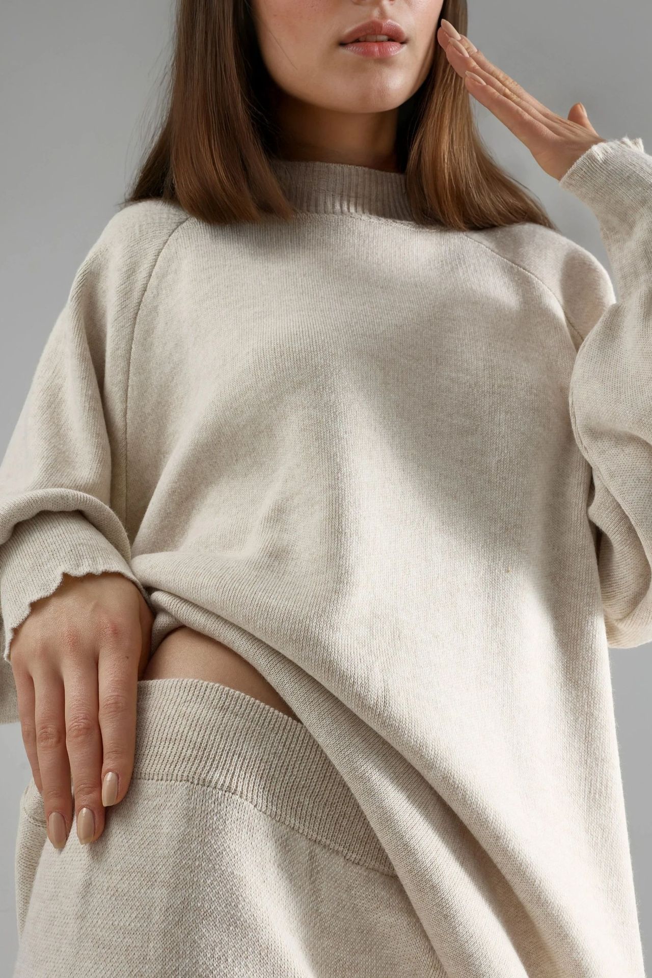 MY FASHION Loose Fit Sweater & Pants Knit Co-ord Set 6