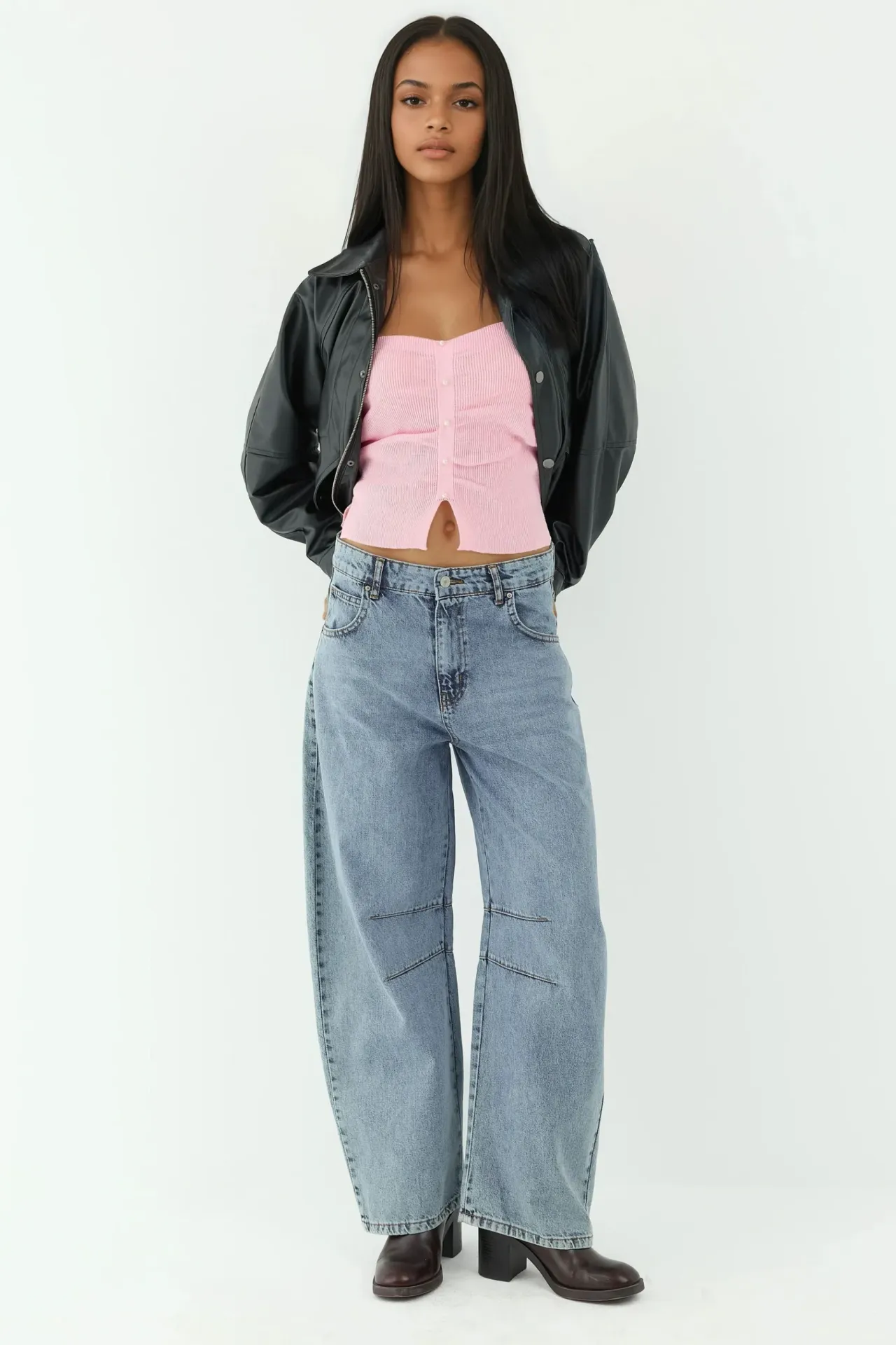 Slim Fit Strapless Knitted Top 4