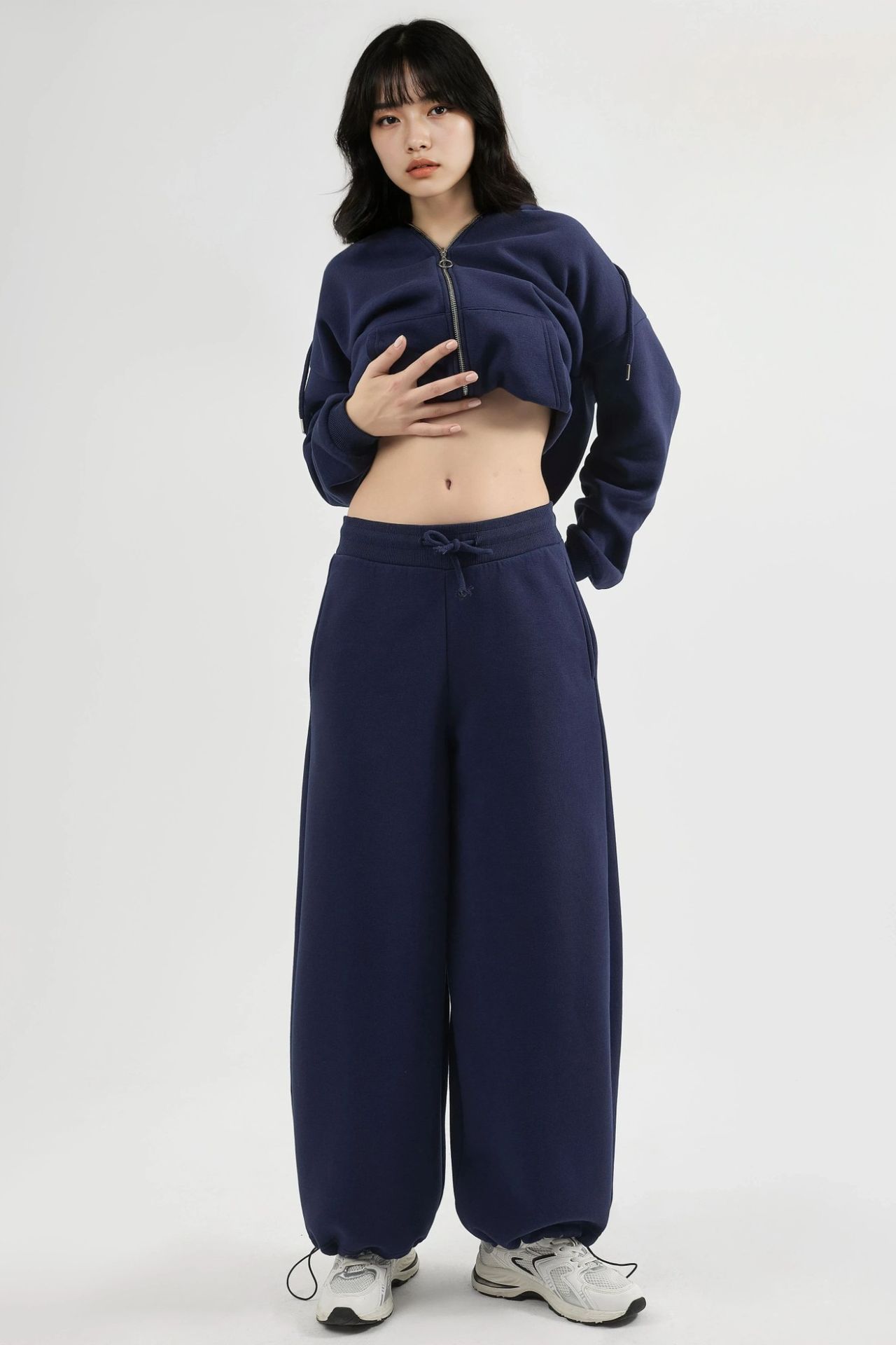 BUSEM Women's Long Fleece Sweatpants 8