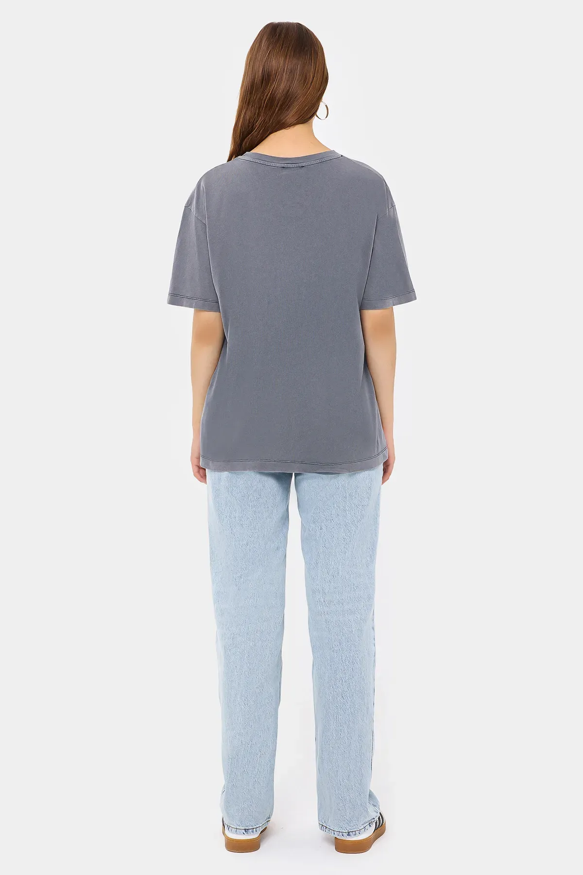 Relaxed Fit Short Sleeve Round Neck T-Shirt 4