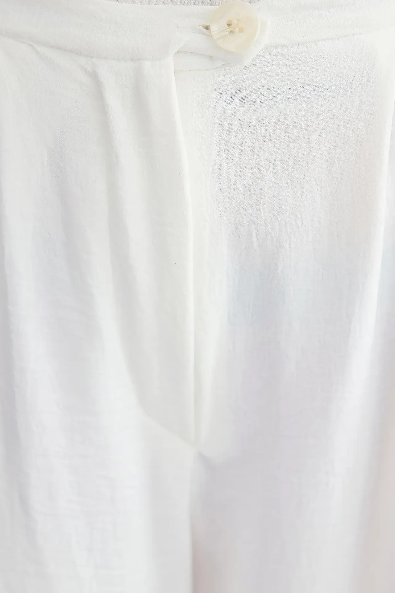Pleated Wide-Leg Trousers with Relaxed Fit