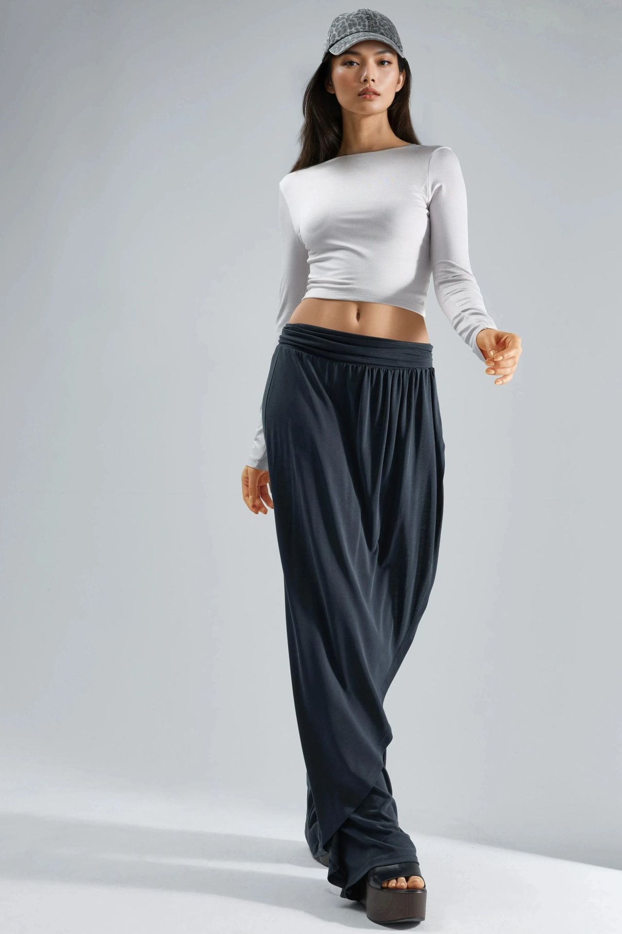 BUSEM Wide Leg Salwar Pants